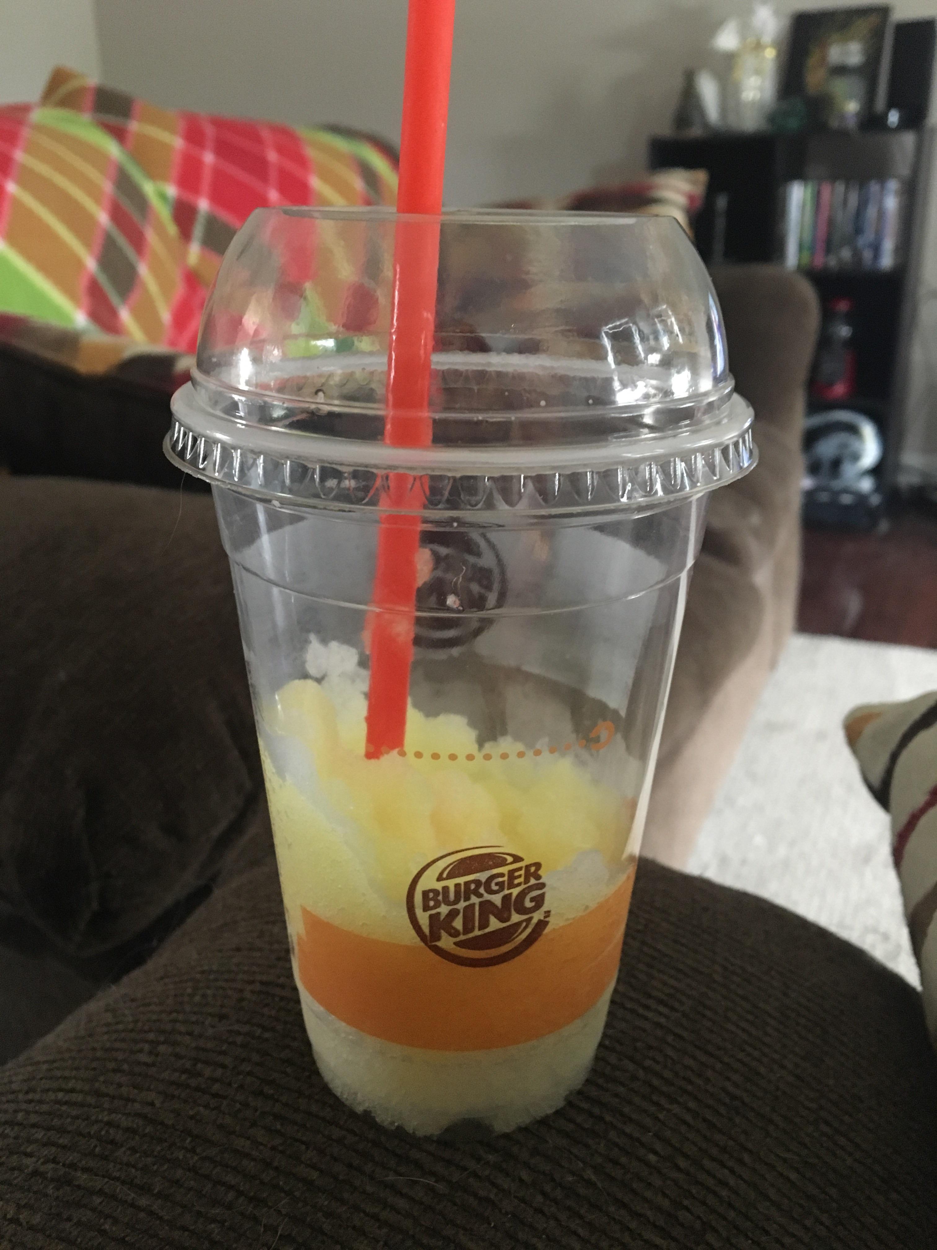 Burger King lemonade ICEE 120 calorie sweet treat!!! r/1200isplenty