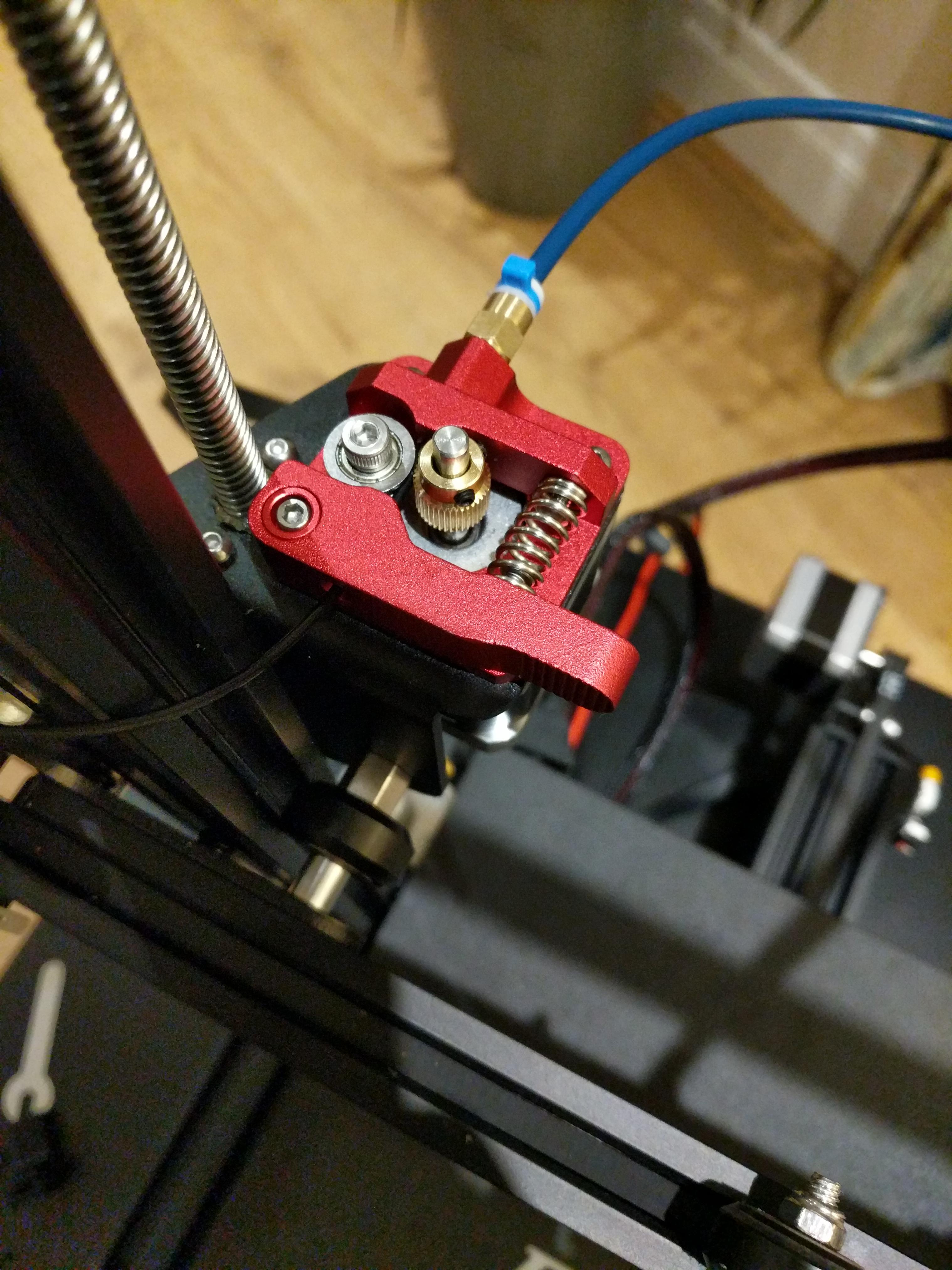 Bought a new metal extruder, it's a flipped version, how do I reverse