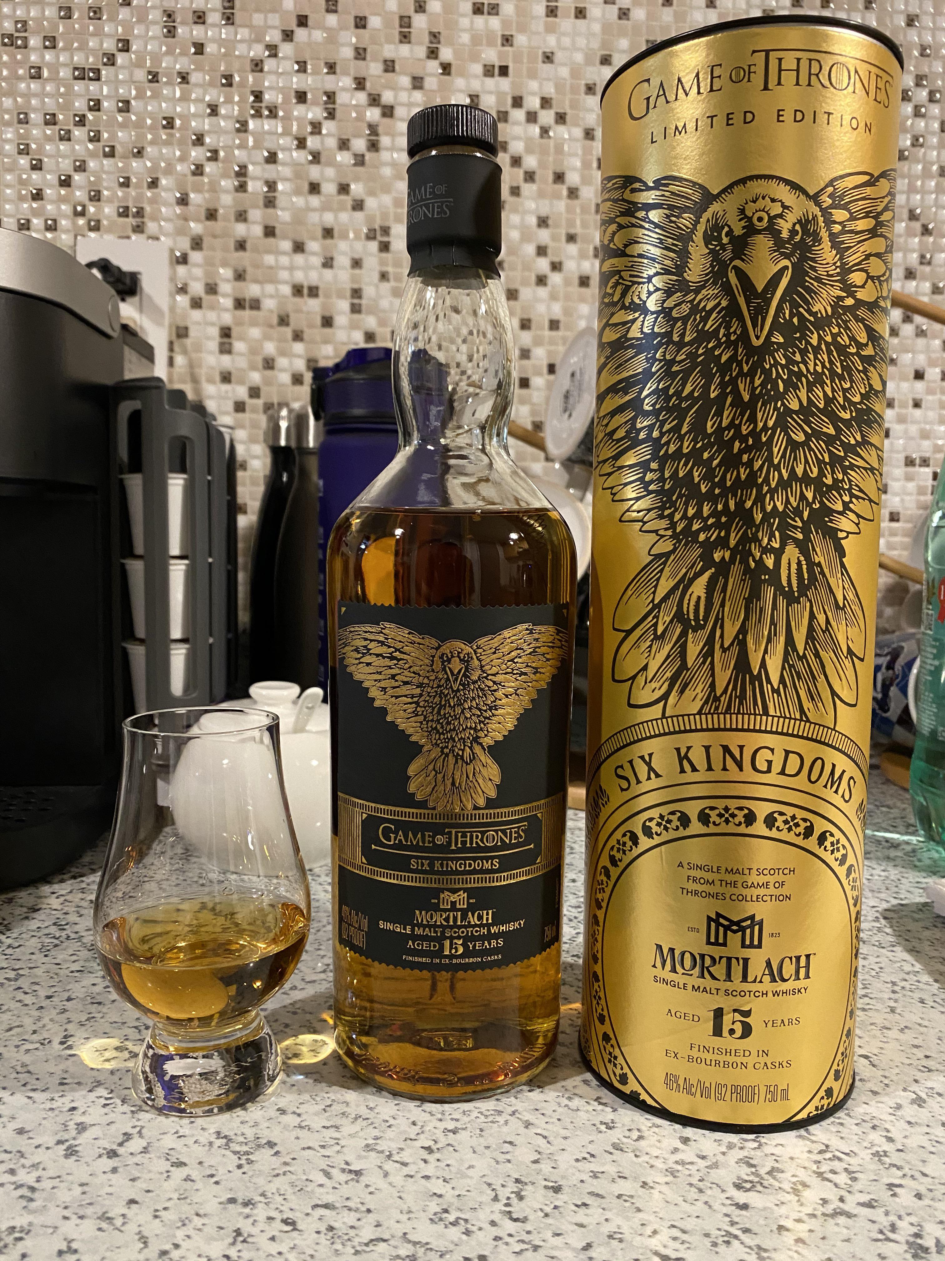 Review 42 Mortlach 15 Year Old Limited Edition Game Of Thrones, Six Kingdoms r/Scotch