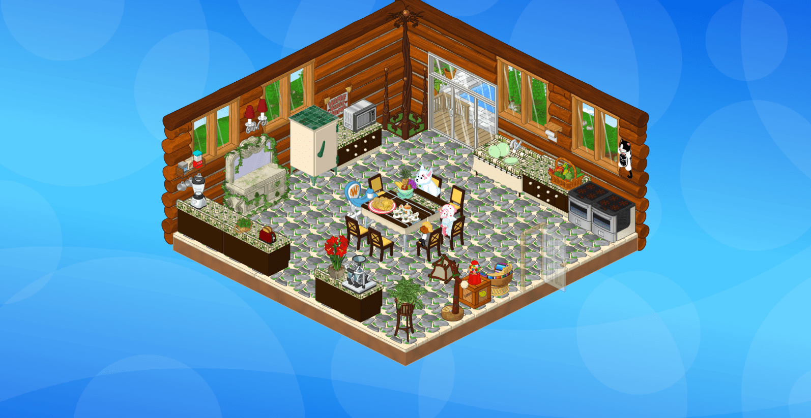 I'm very happy with my kitchen! It's tudor inspired because that's my