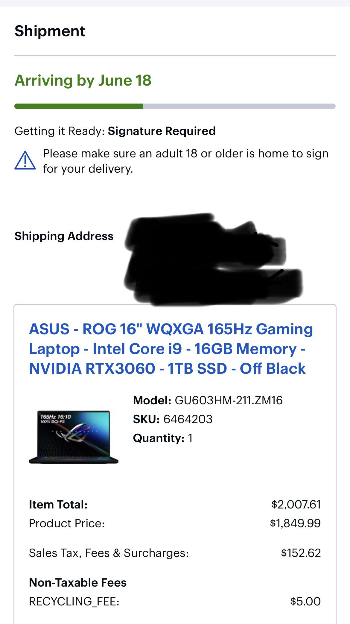 Just a heads up the Zephyrus M16 is available for order on the Best Buy