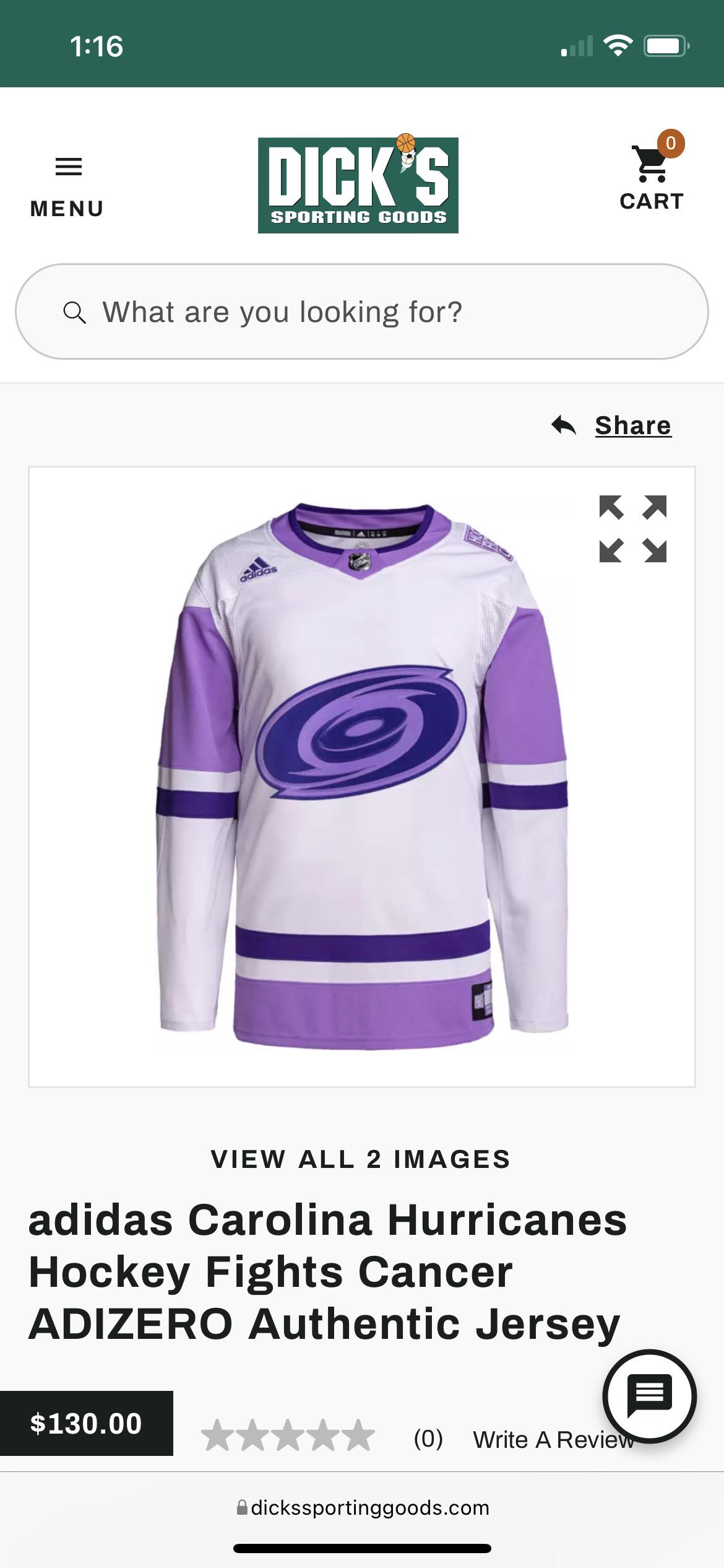 HFC Canes upside down crest on Dicks website? r/hockeyjerseys