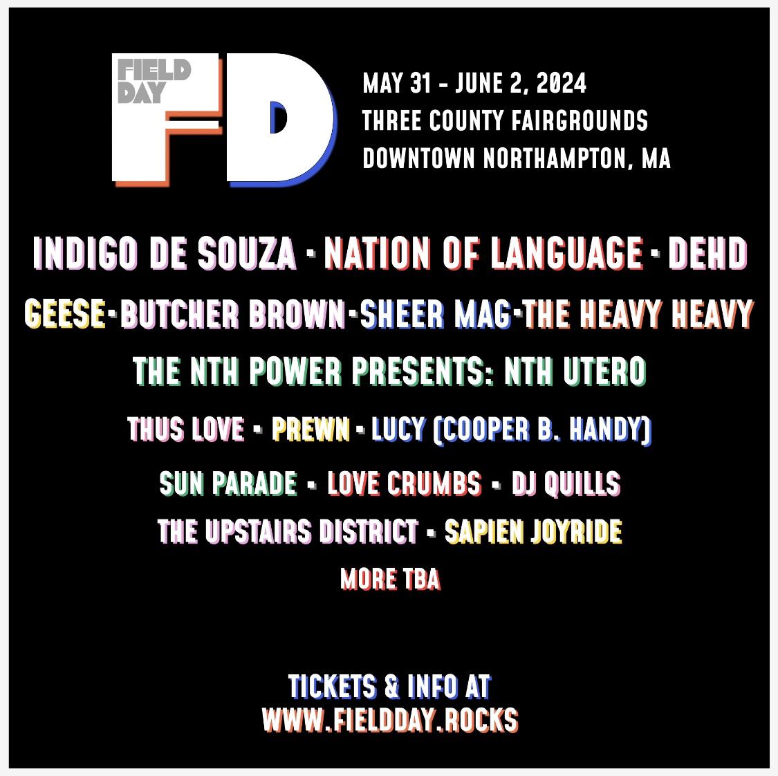 Field Day music fest coming to Northampton, MA! r/massachusetts