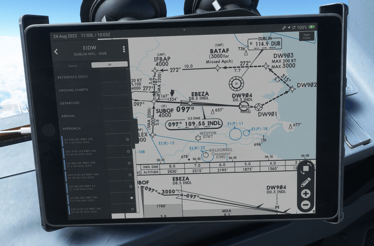 Dublin Airport opened its 3rd runway today and navigraph already has
