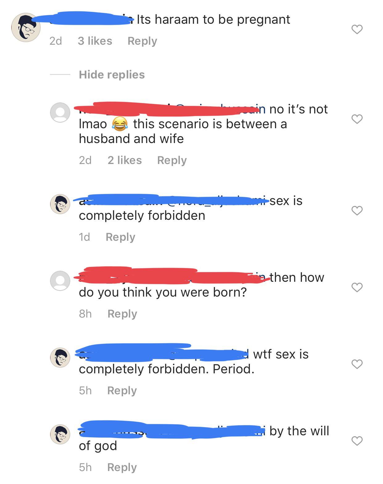 Its haram to be pregnant r/exmuslim