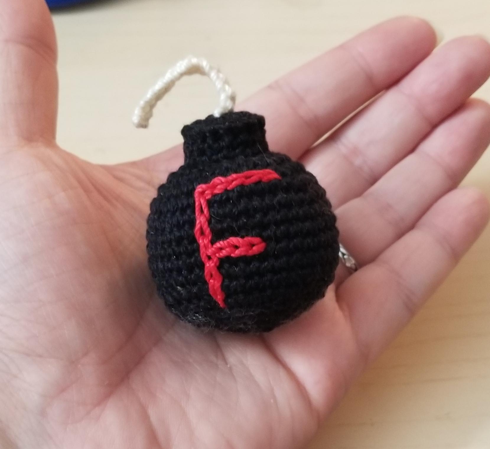 New and improved Fbomb. crochet