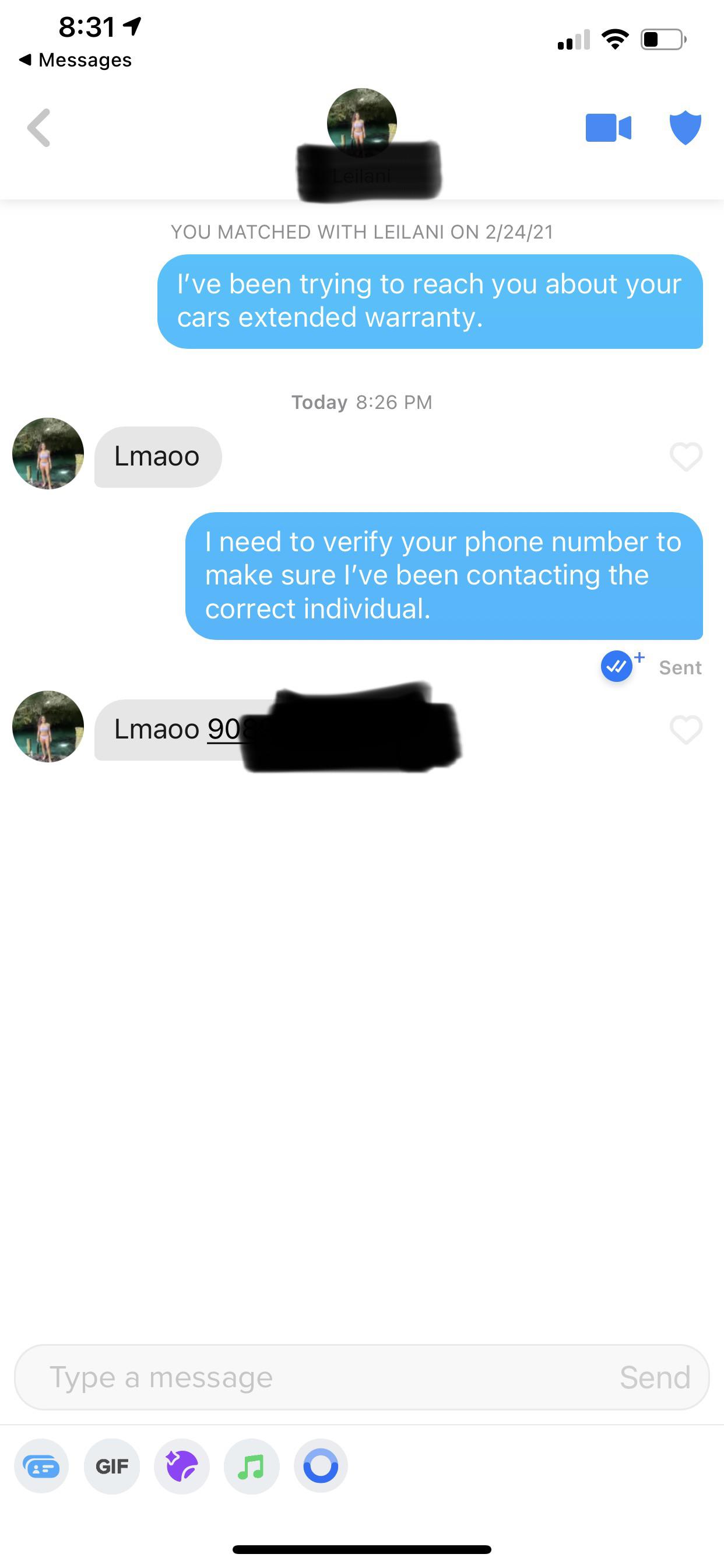 It must be a glitch? That’s too easy. r/Tinder