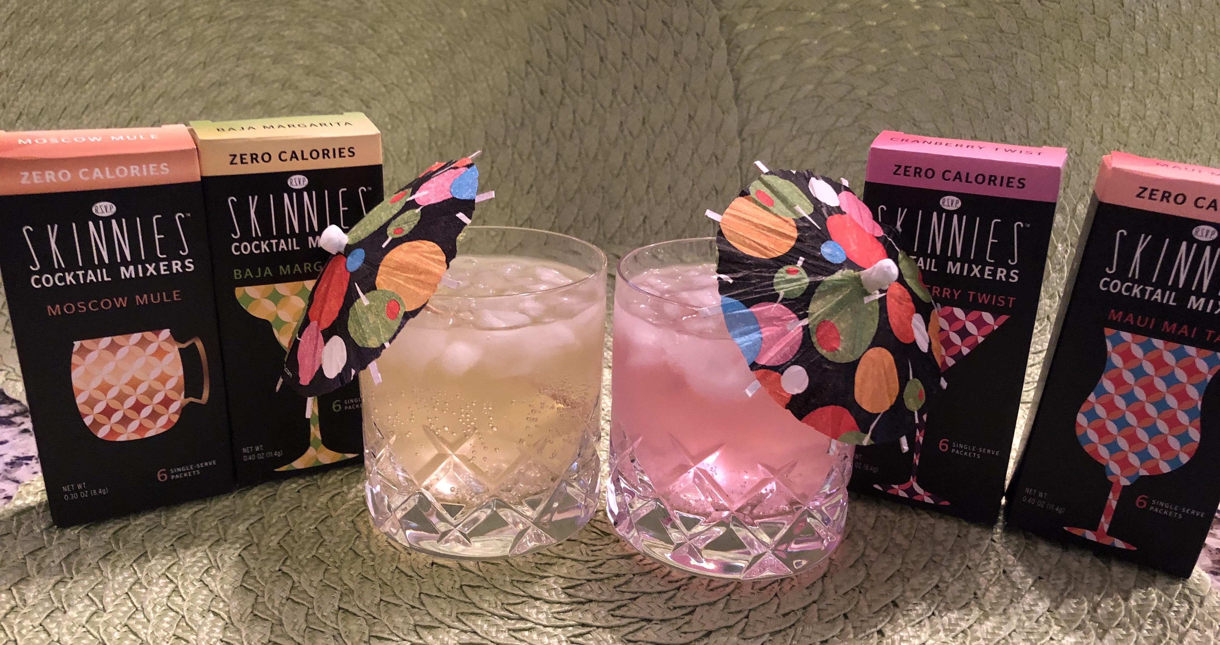 Skinnies cocktail mixers.. pretty tasty r/ketodrunk