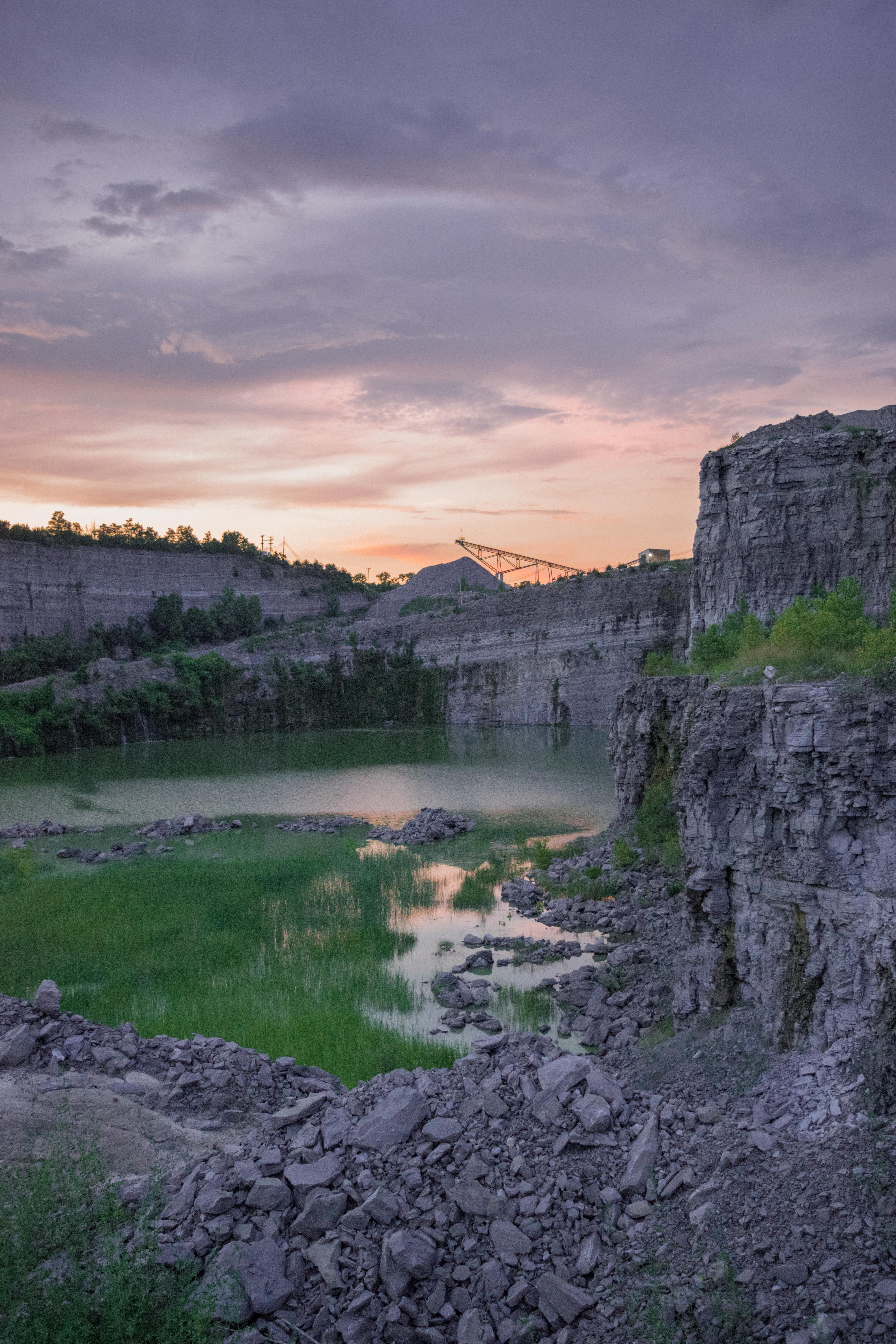 I didn’t know my local rock quarry would be a good place to take