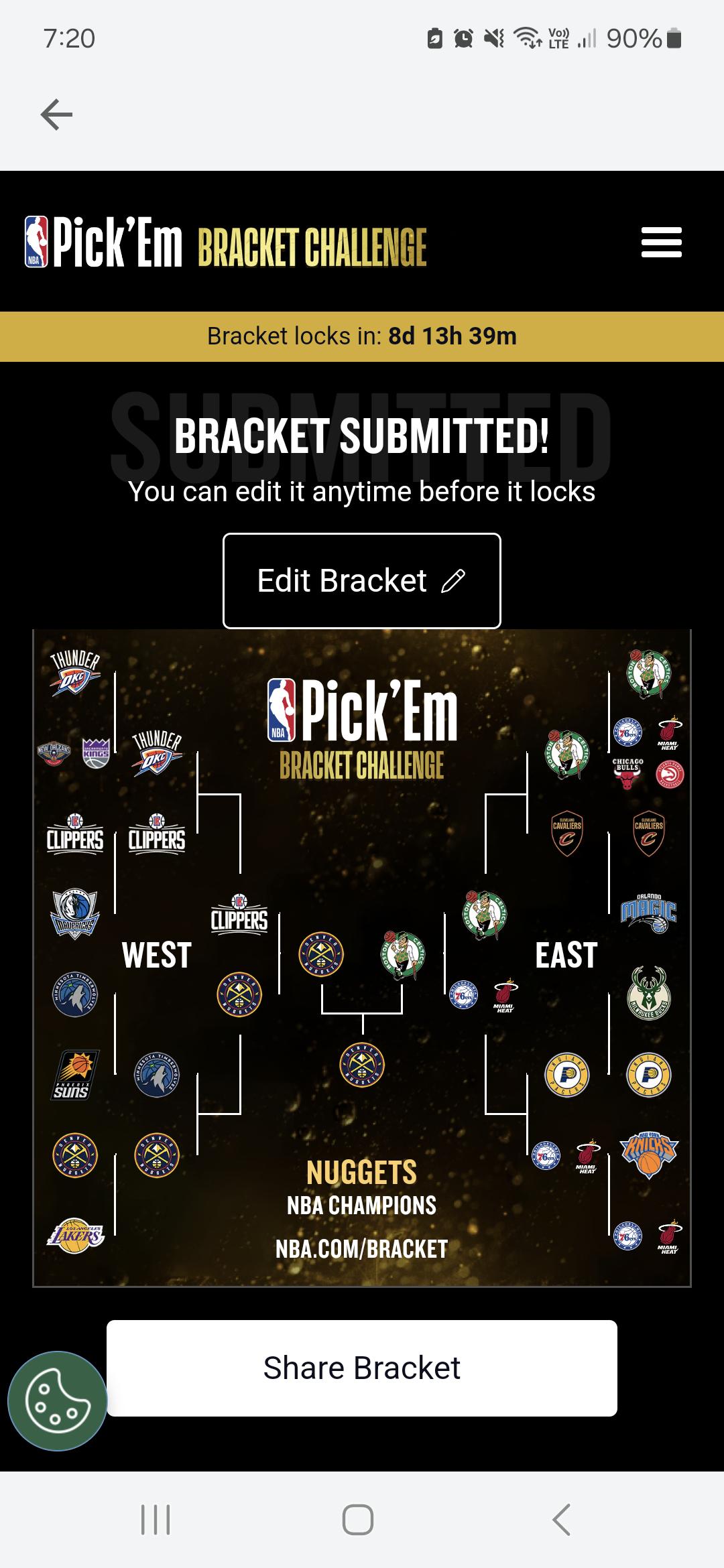 My playoff picks. Have you guys done yours yet for a chance to win 1(06)