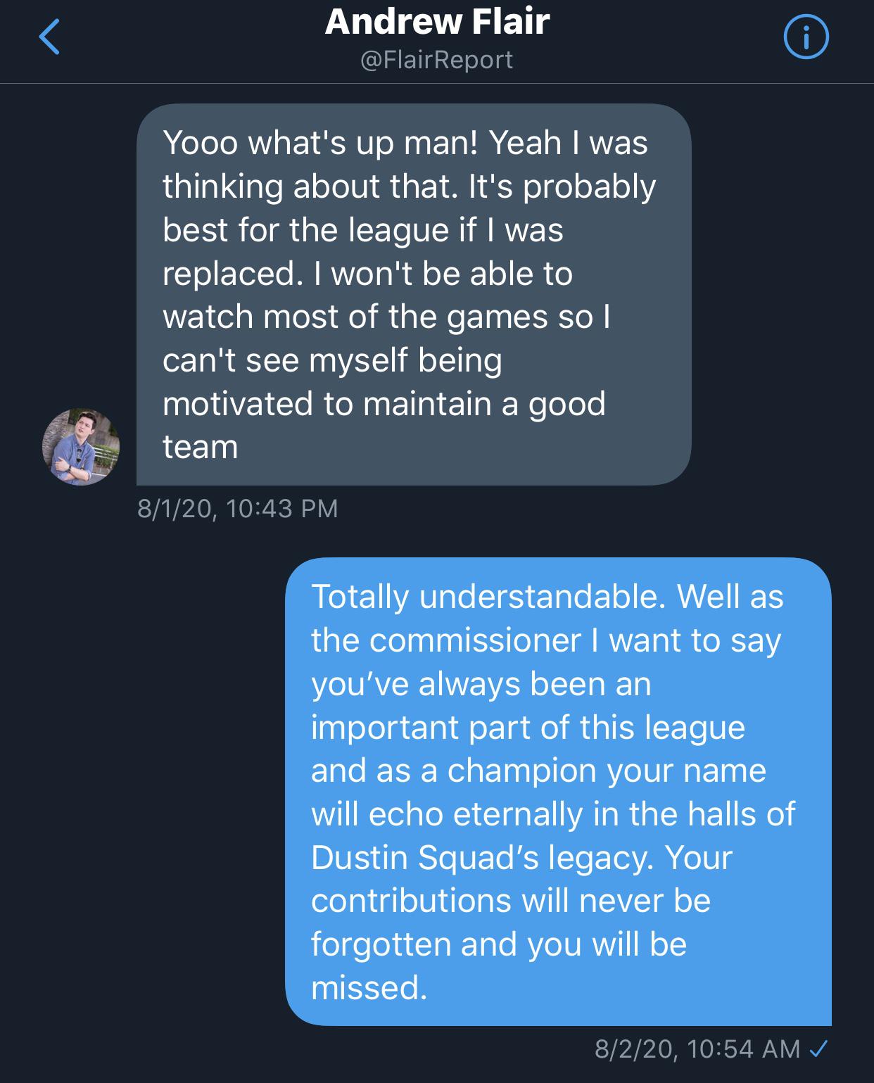 Andrew Flair Has Retired r/DustinSquad