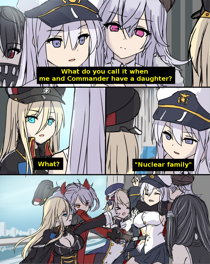 Enterprise strikes with a pun [Enterprise, Bismarck, Prinz Eugen] r