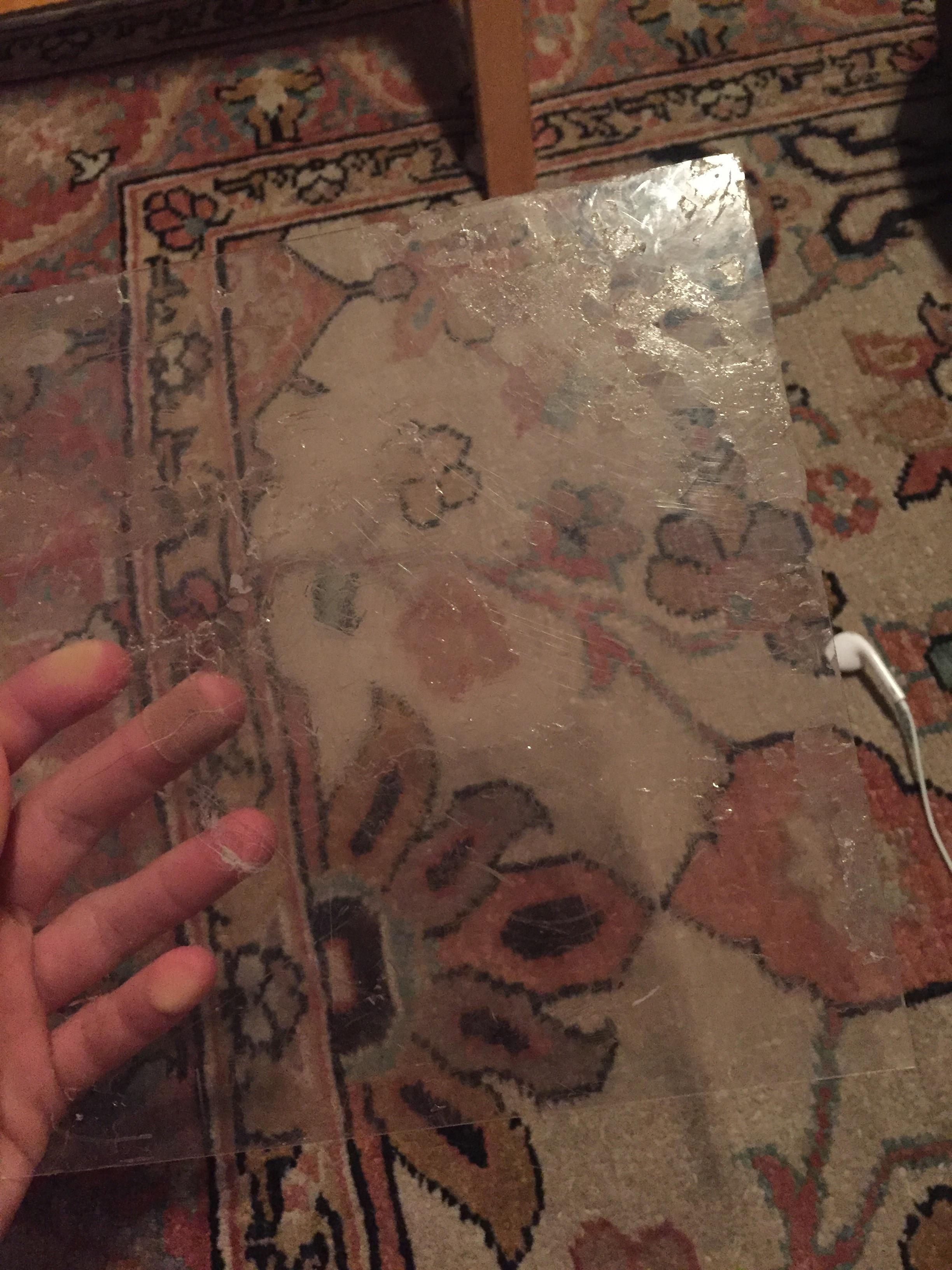 What's the best way to get 3m adhesive off the bottom of a PEI sheet
