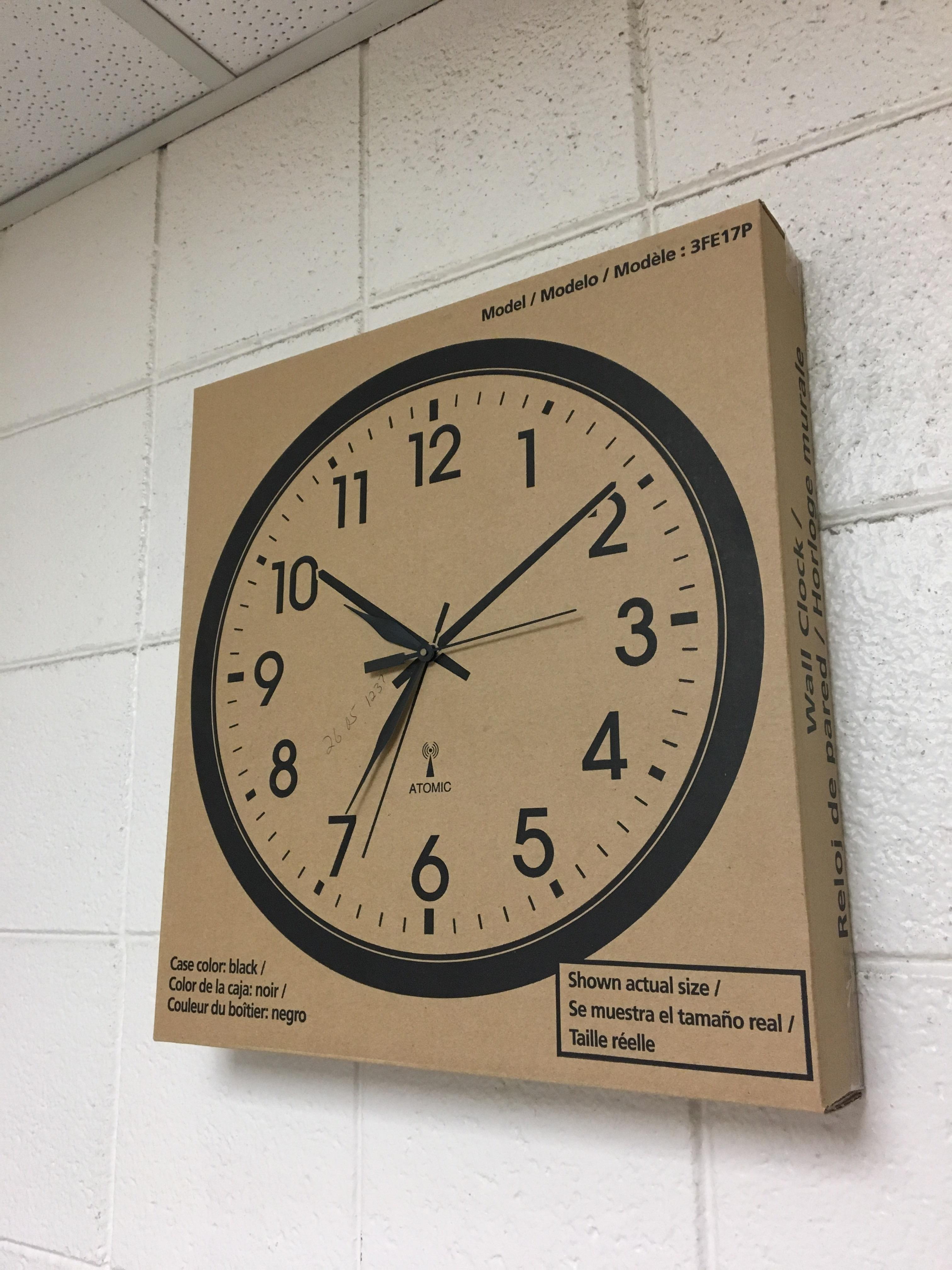 Used the gut from a broken clock and a new clock box to "make" a new