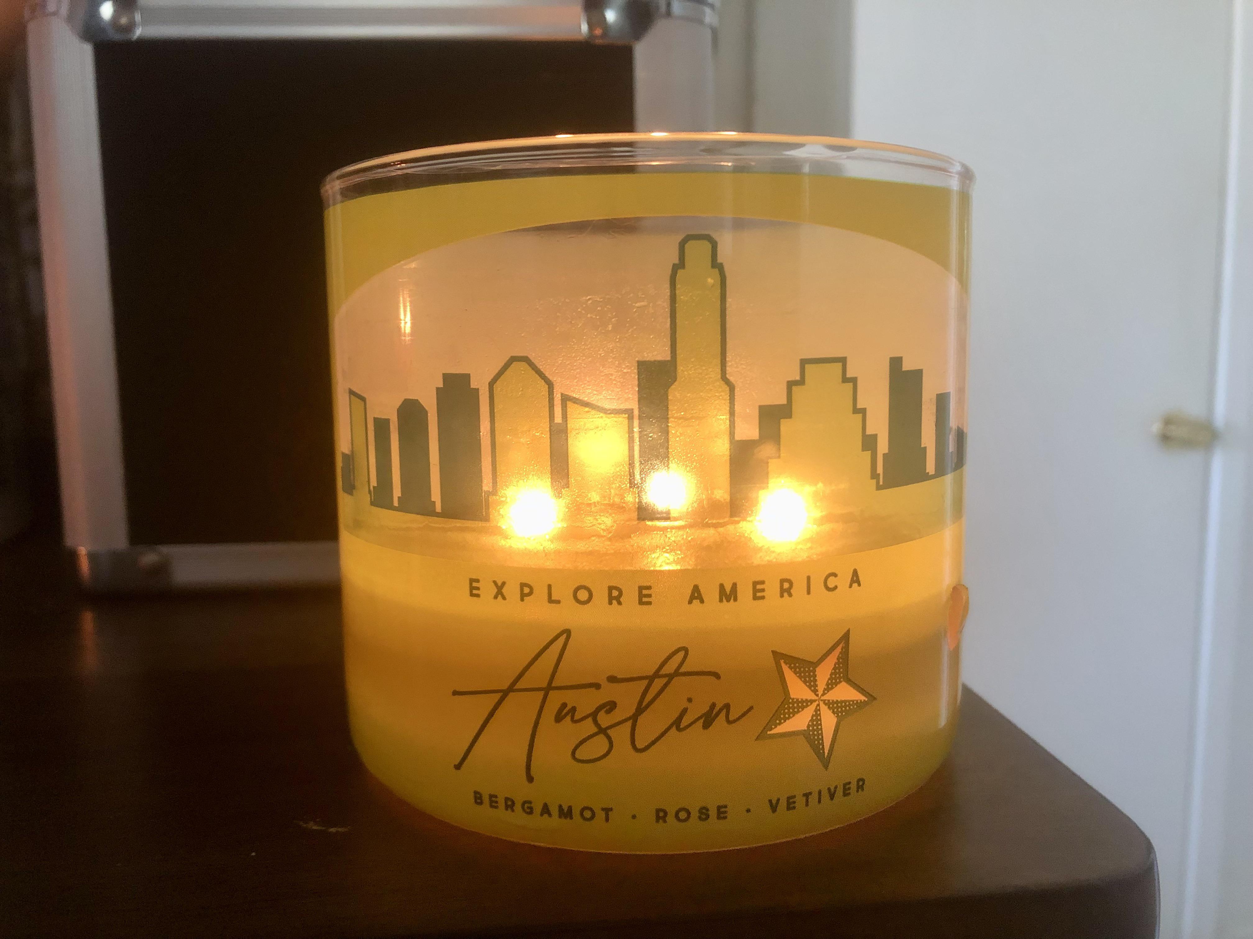 Austin Skyline Candle r/texas