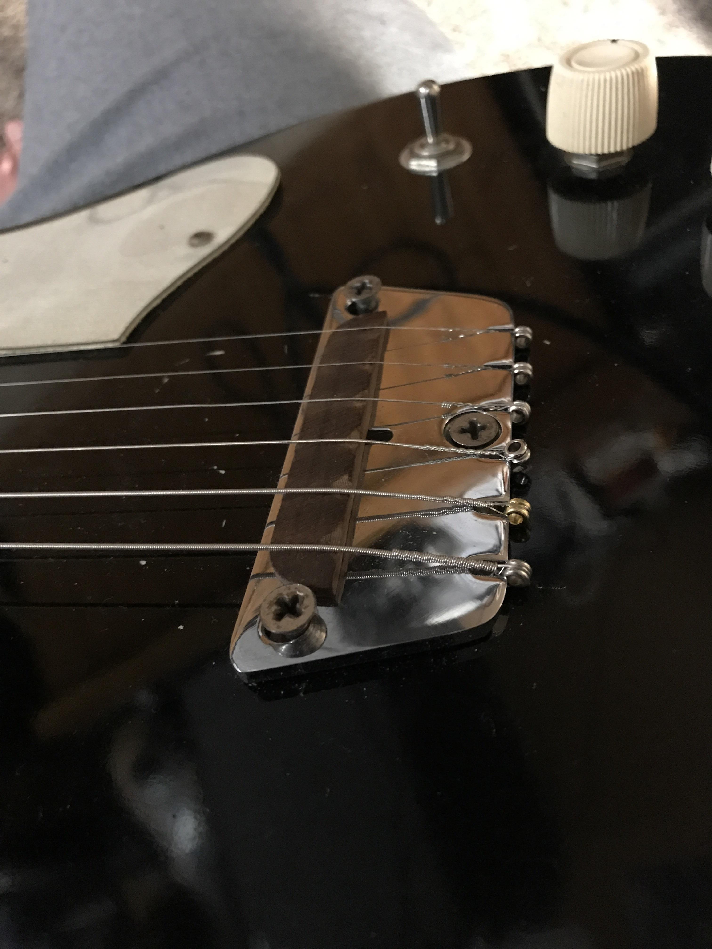 Hey guys, this is a silvertone guitar and I’m looking to raise the