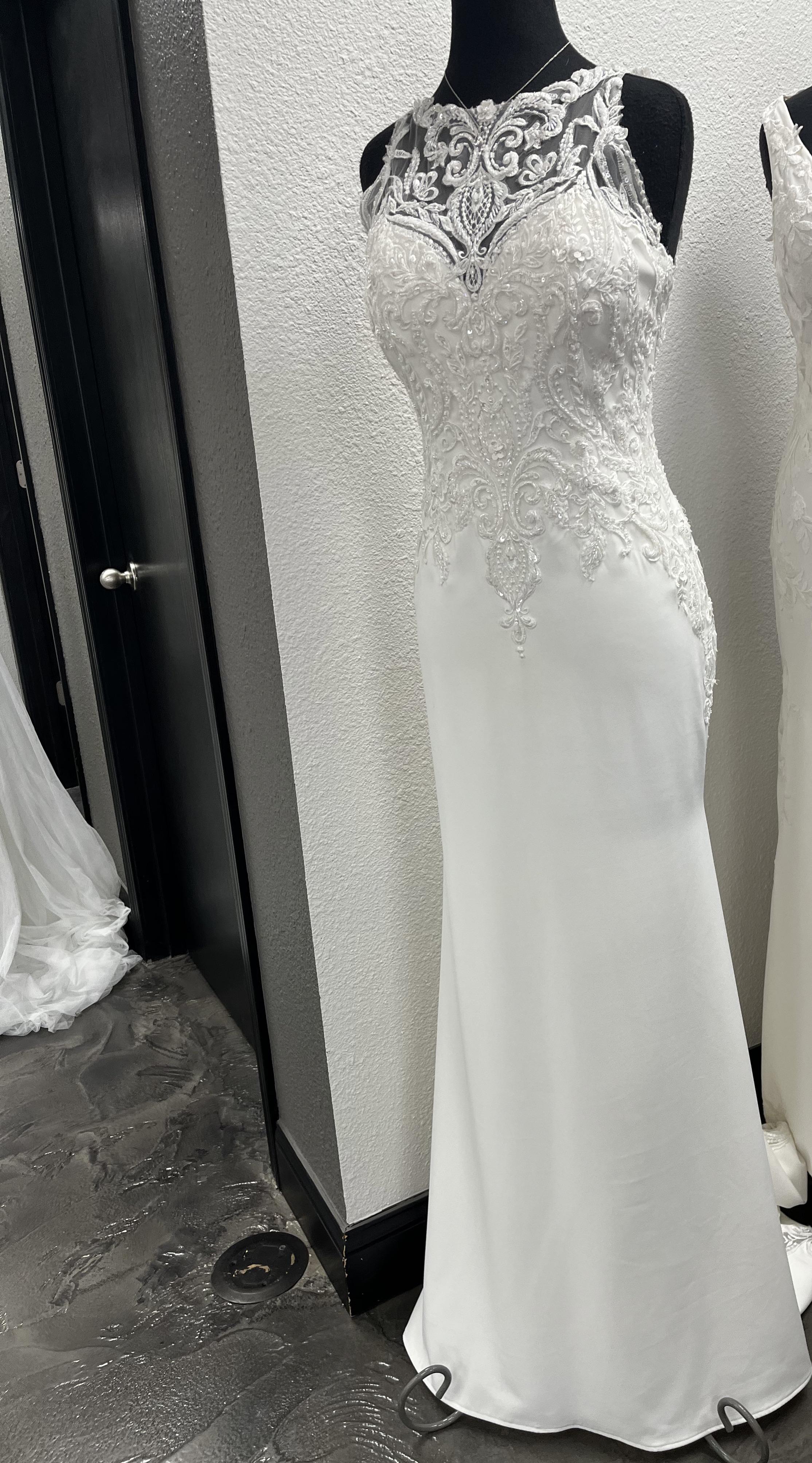 When u get fitted for a tux and find YOUR bridal dress… r/Femfamily