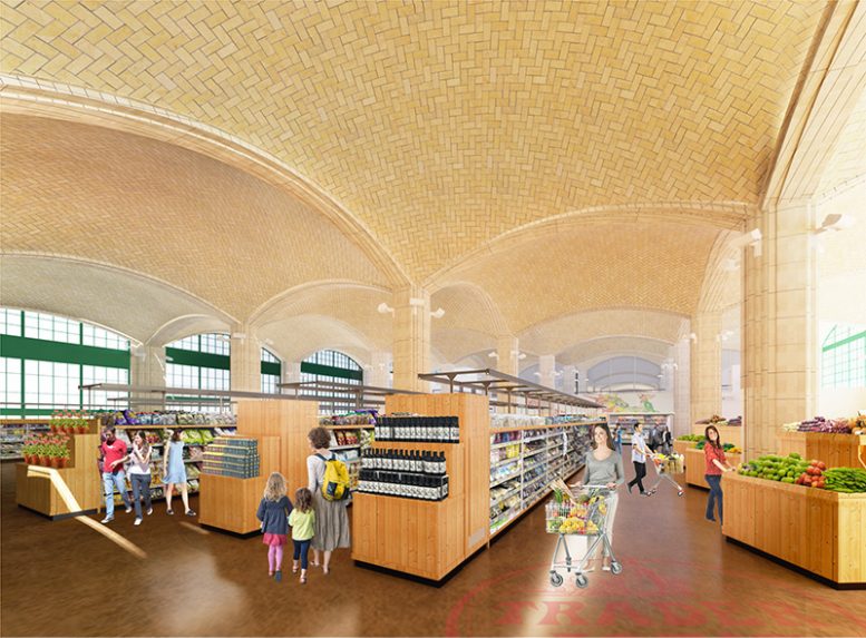 Interior rendering of the new Trader Joe's Upper East Side