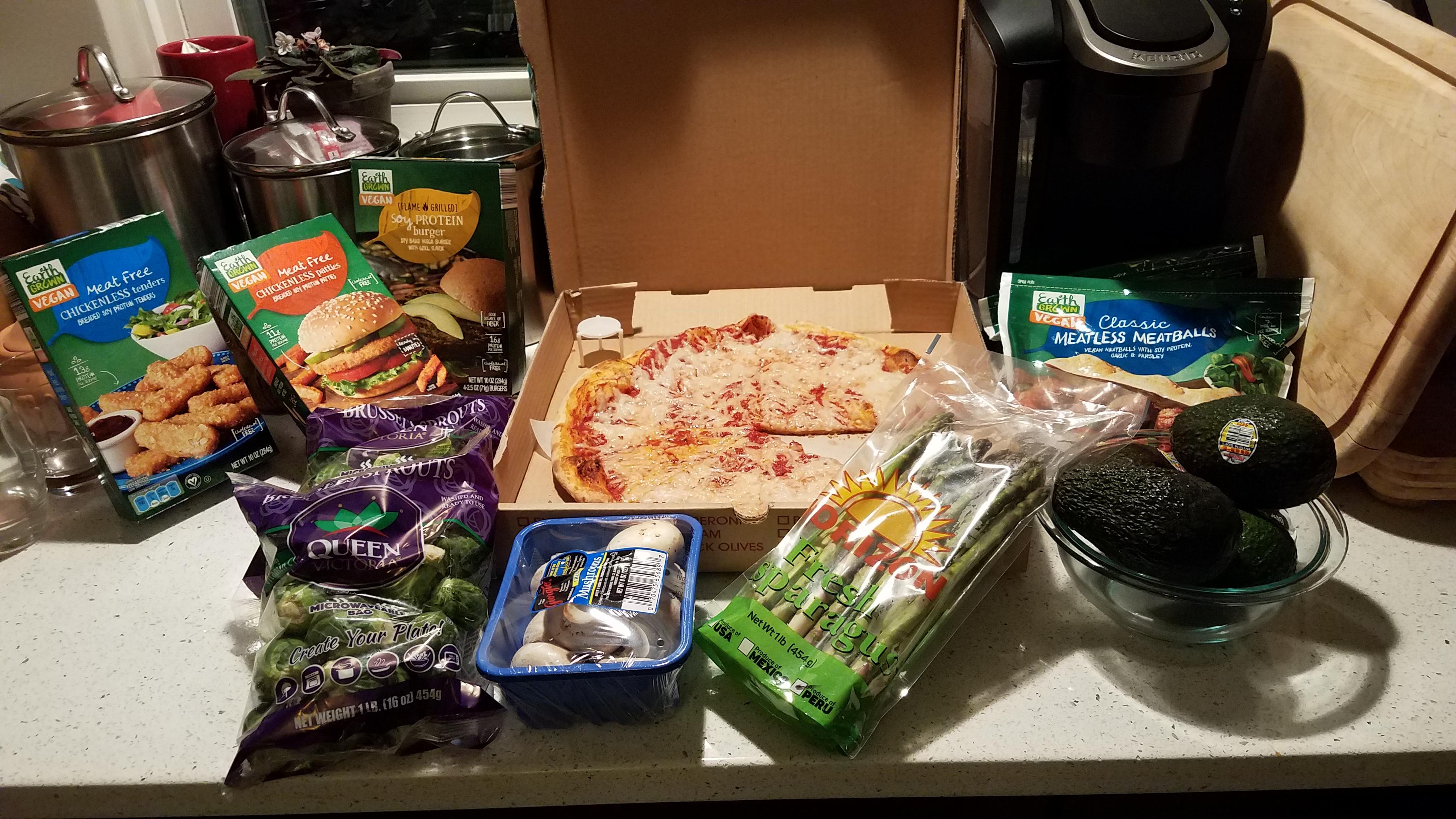 Vegan Pizza & Aldi Run r/vegan