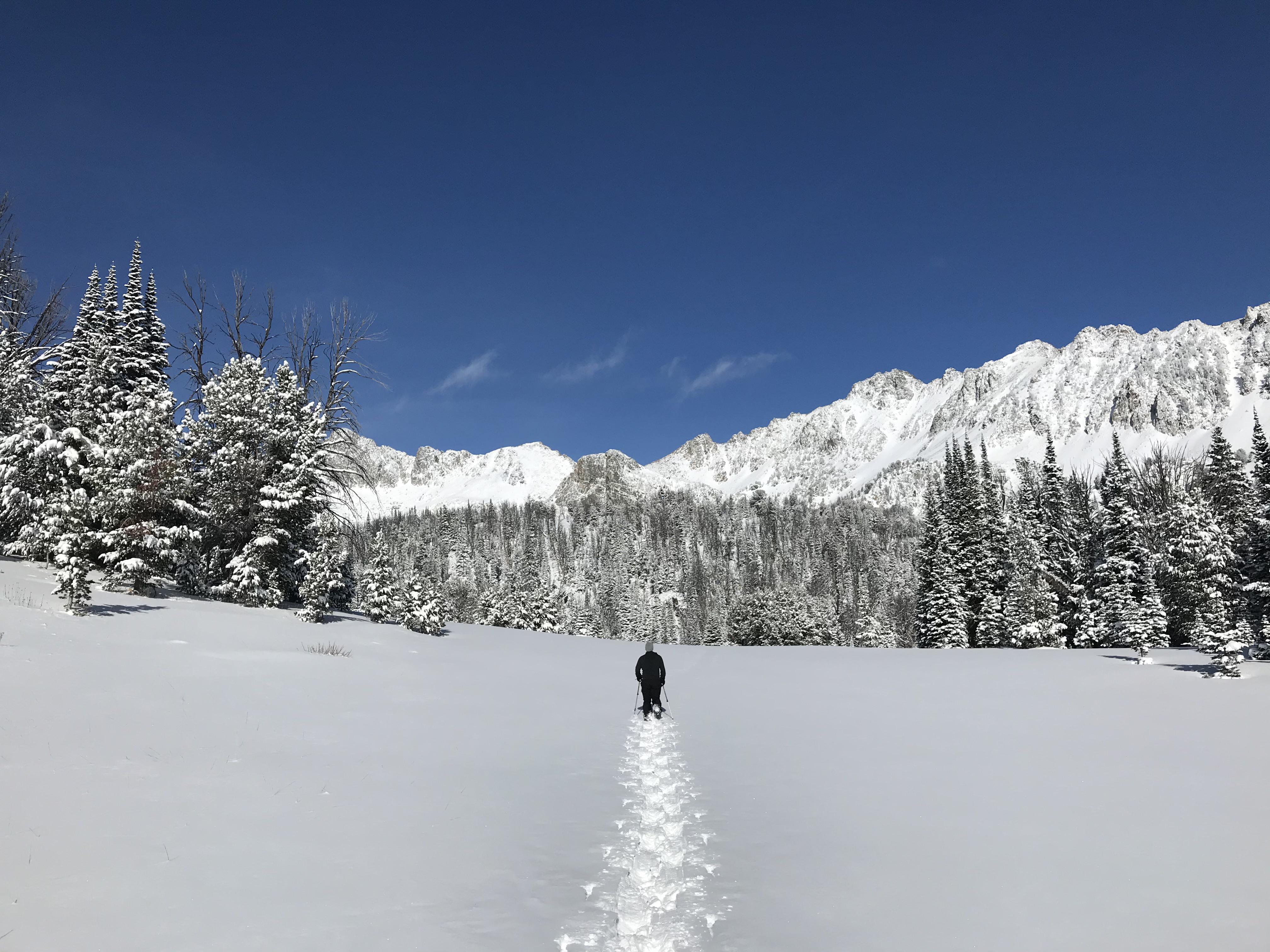 Beehive Basin, Big Sky, Montana 12Nov2020 r/snowshoeing