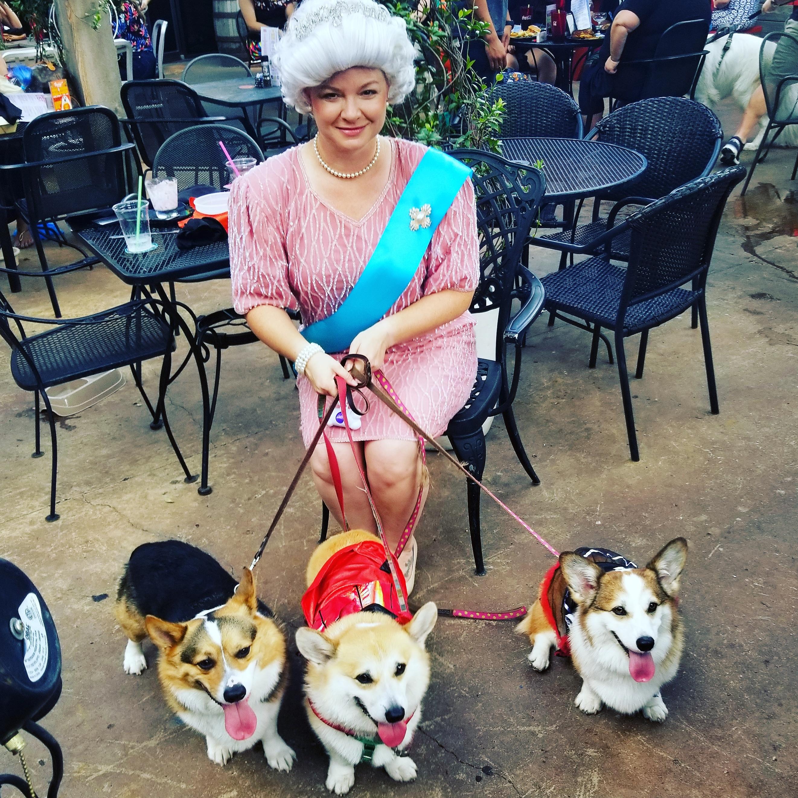 A Halloween costume fit for royalty...