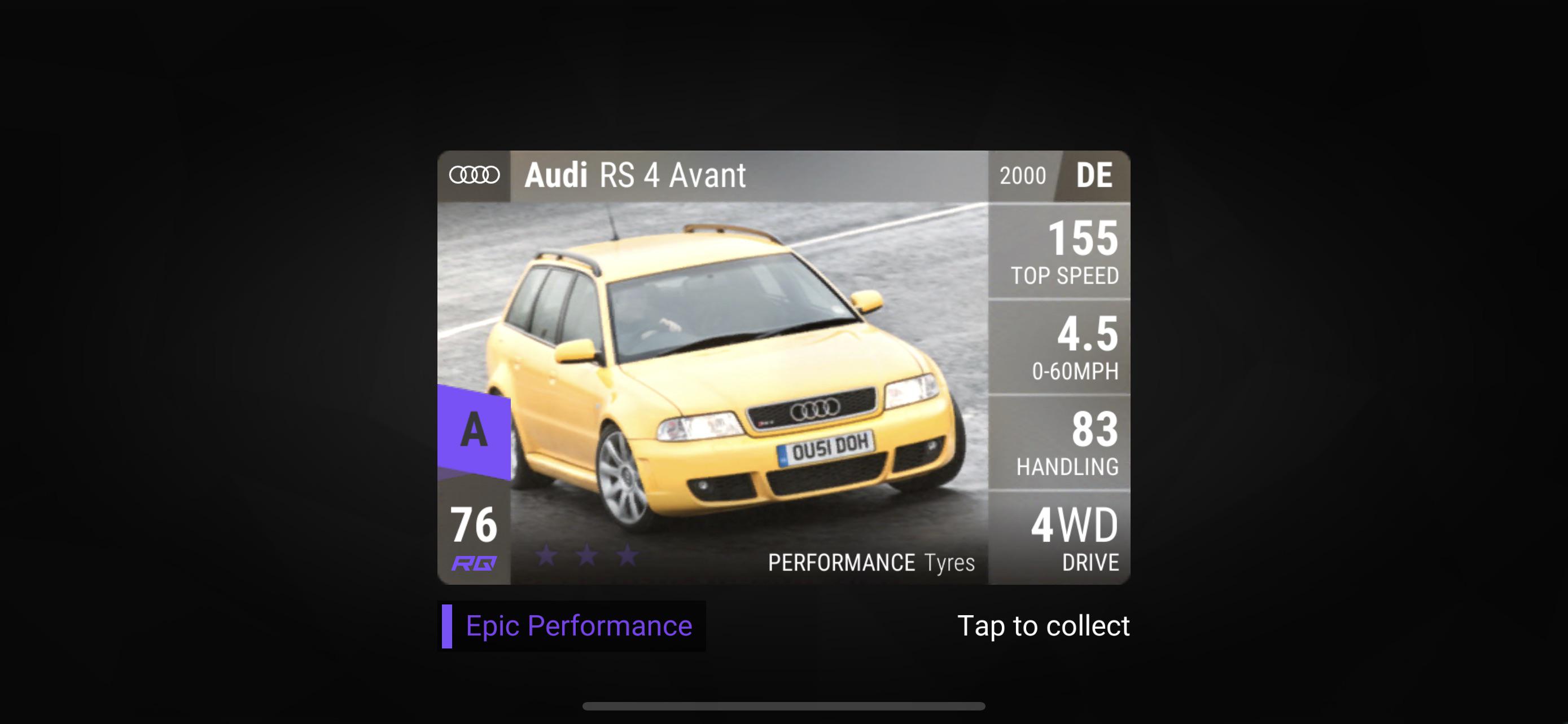 New player first epic, worth upgrading and fuse tier B cars into it