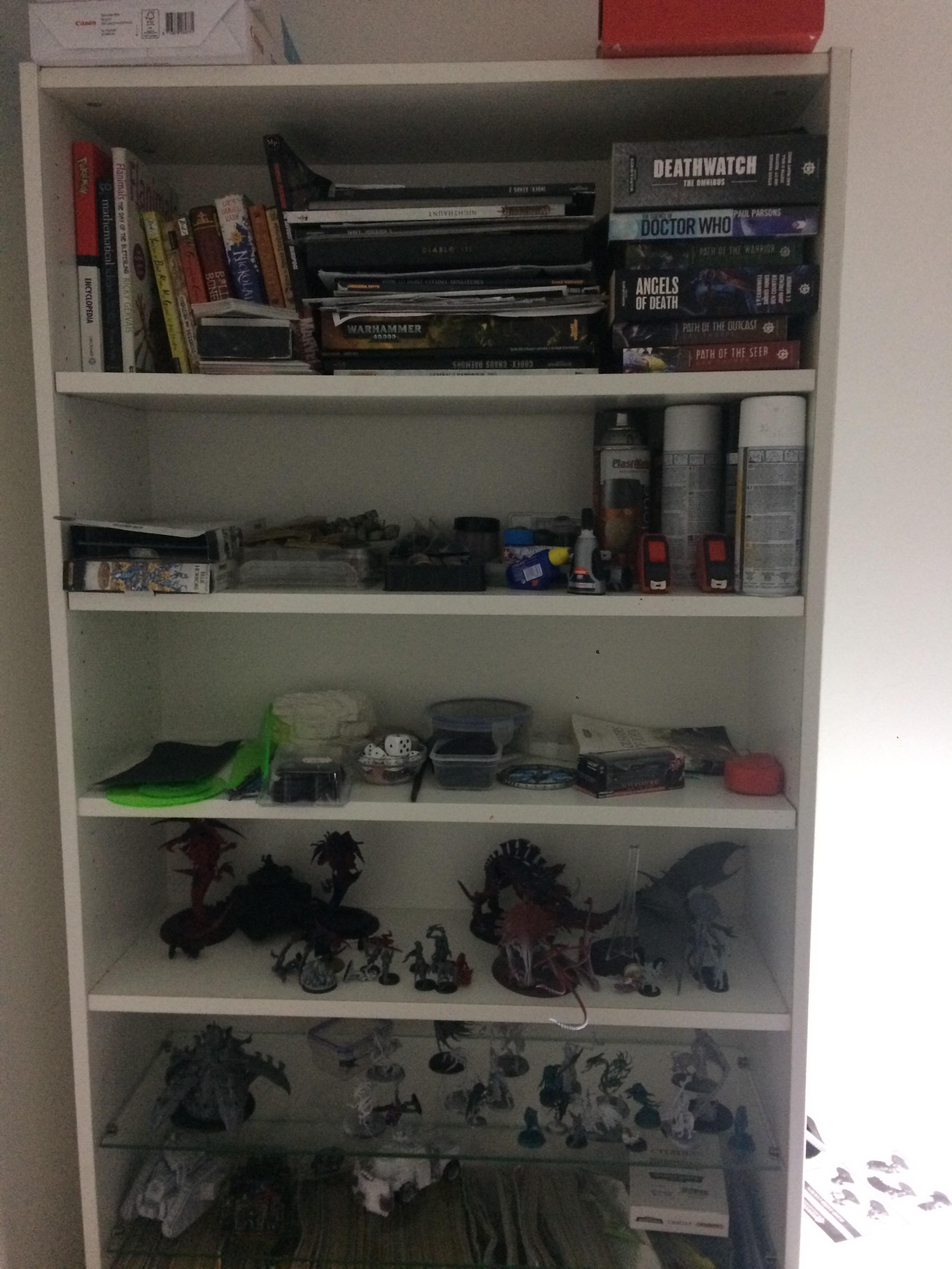 My hobby shelf. r/Warhammer