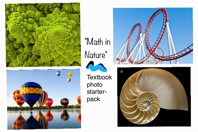 "Math in Nature" textbook photo starterpack r/starterpacks