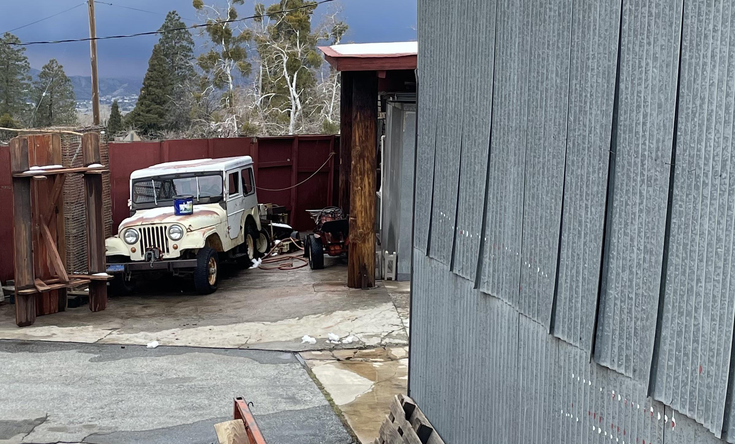 Discovered a little piece of history behind an apple orchard near our