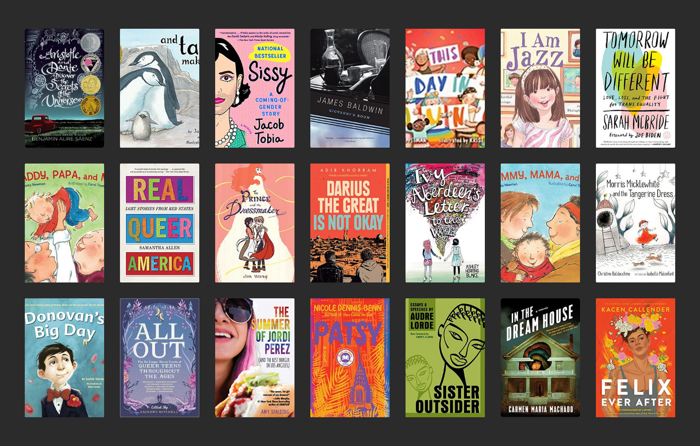 Best LGBTQ Books (see comments for the list) r/ainbow