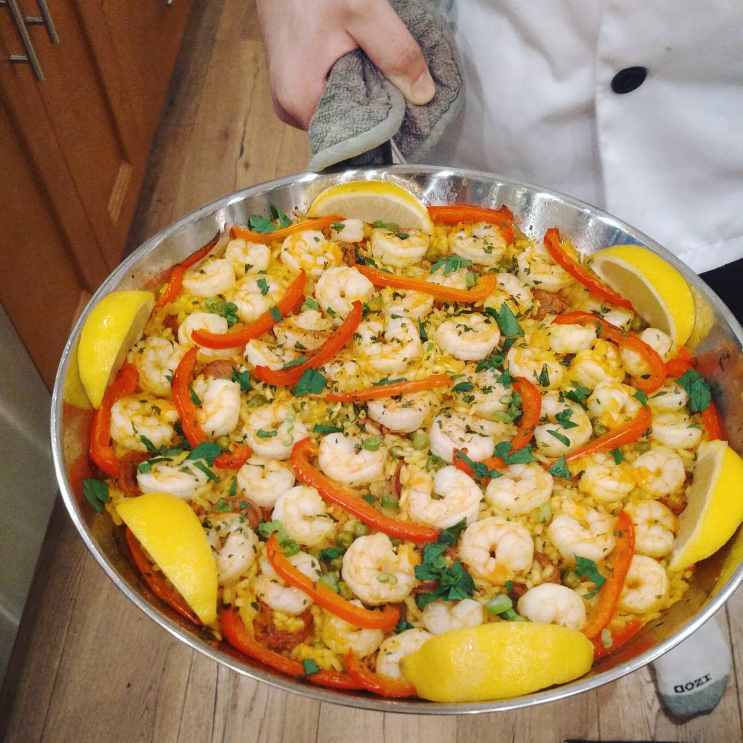 [homemade] Paella For Dinner r/food