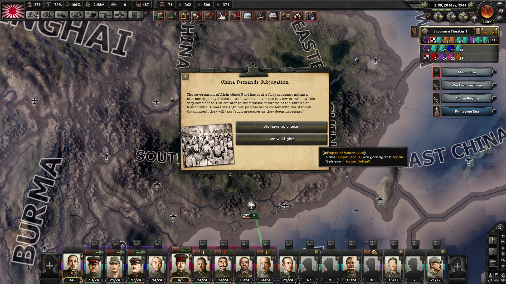 My puppet tries to puppet me. r/hoi4