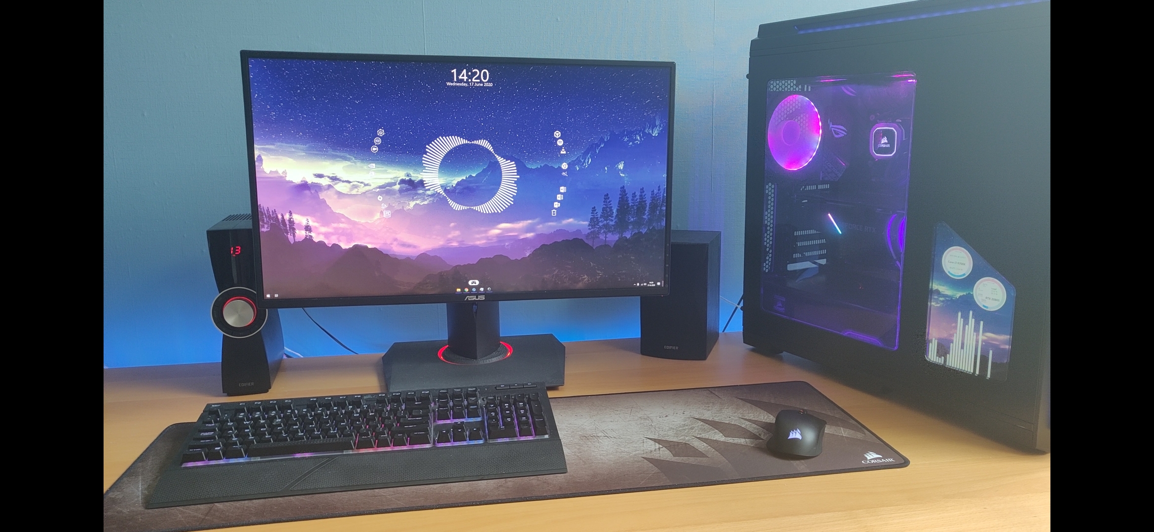 Best wallpaper engine rainmeter combo spgase