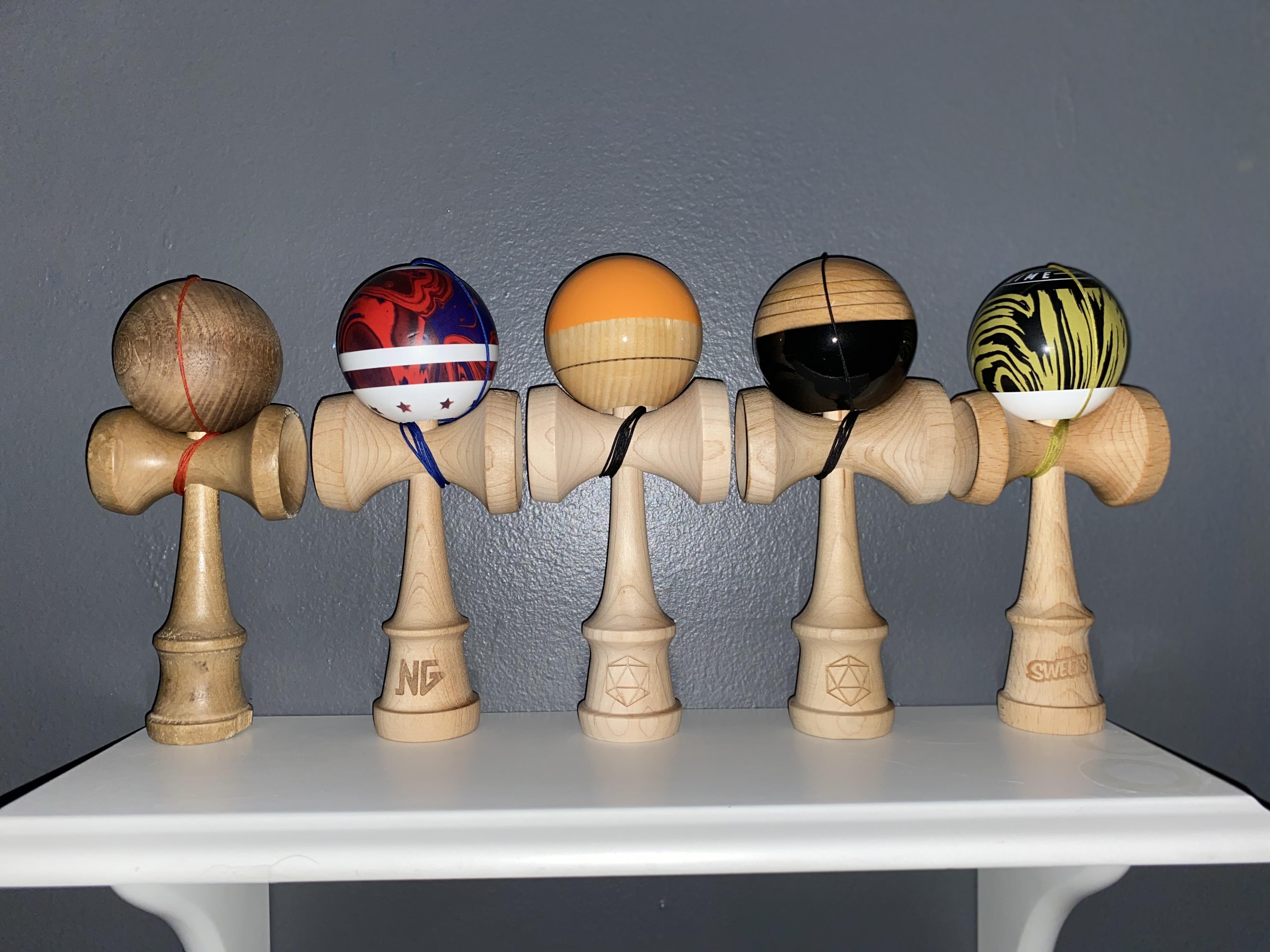 my kendama collection is slowly growing back again! most likely going
