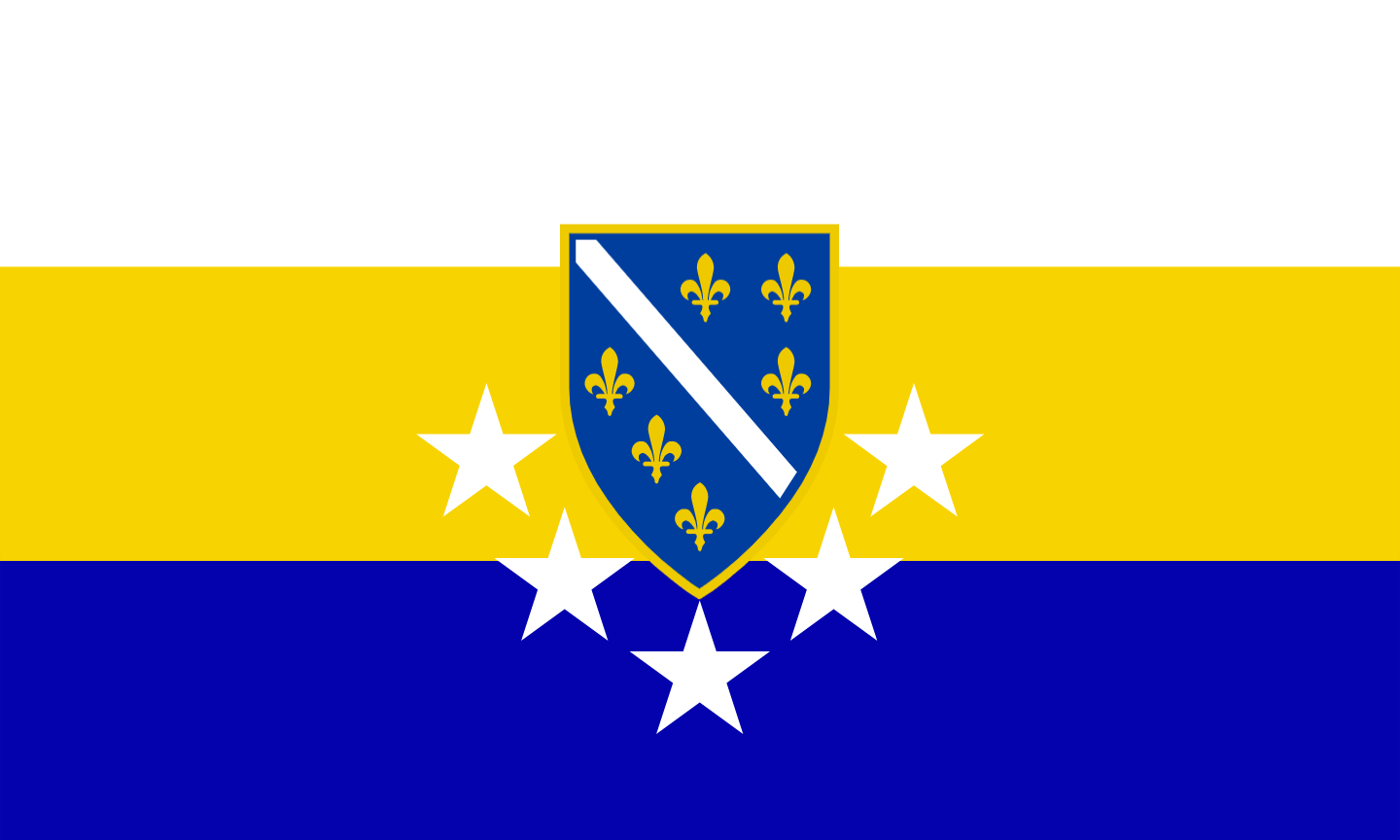 My Bosnia and Herzegovina Flag Redesign r/vexillology
