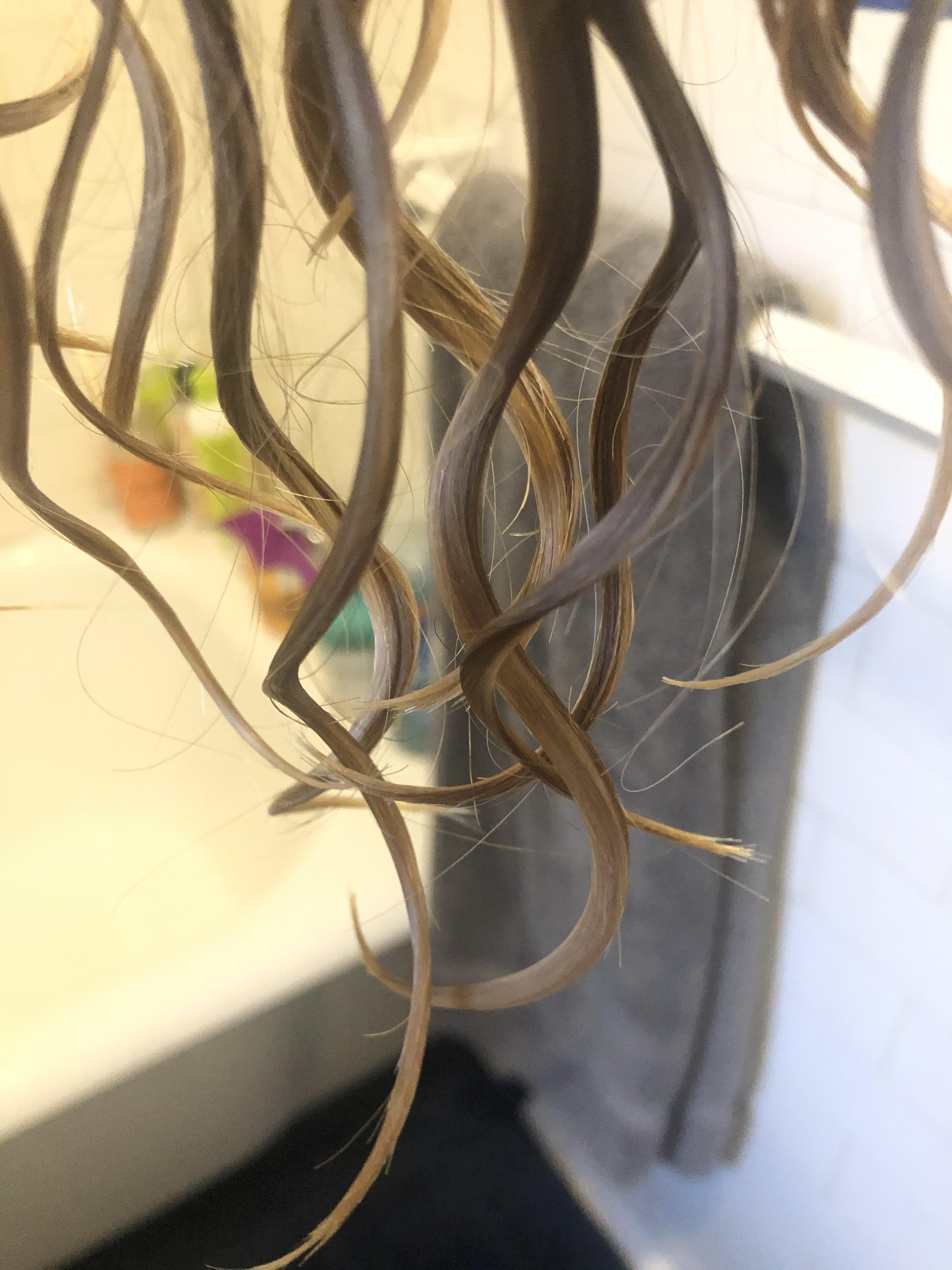 After wash day, my hair starts getting frizz while it’s still wet like