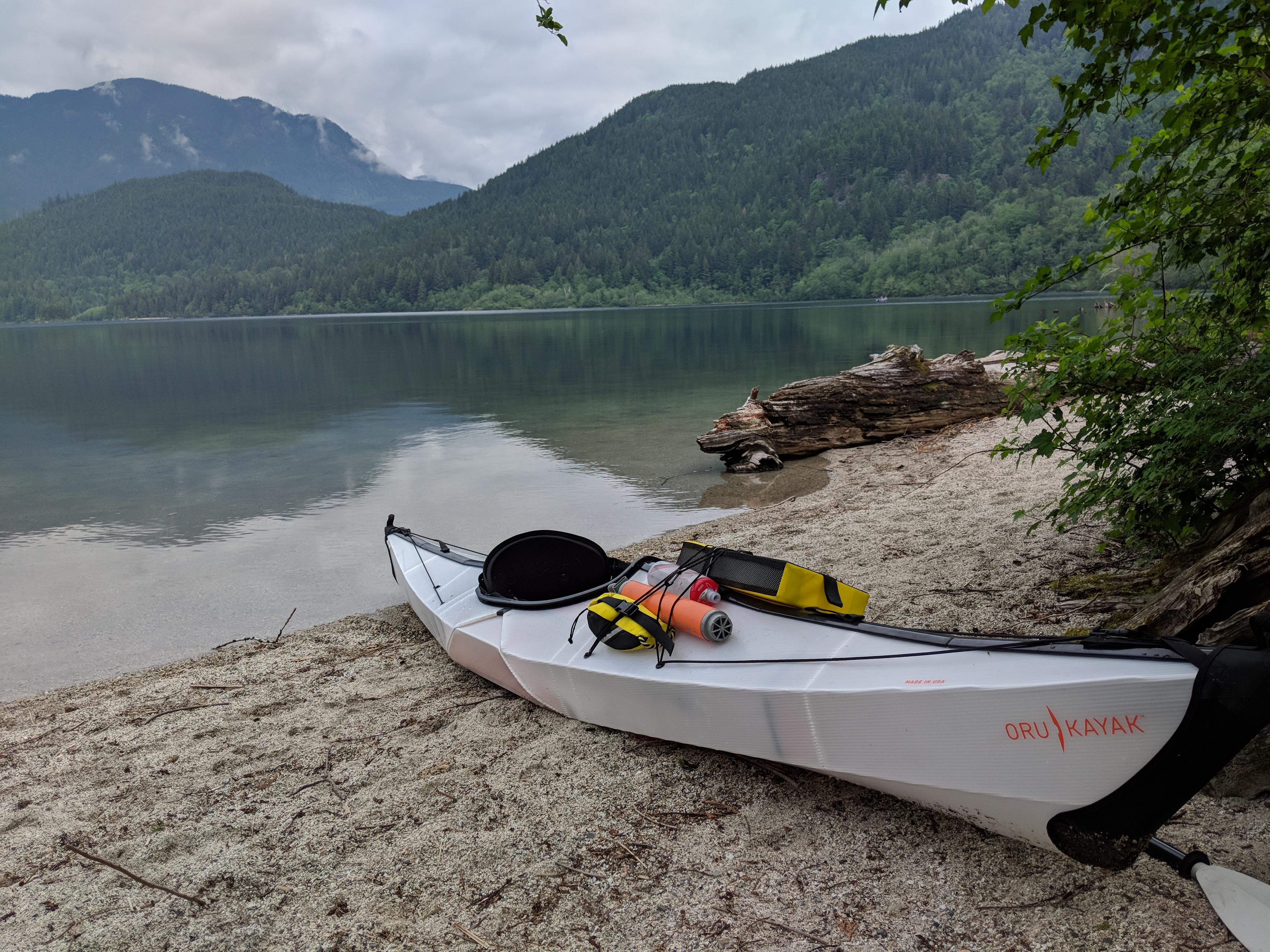 It was a very nice Victoria Day for some paddling yesterday. Hicks Lake