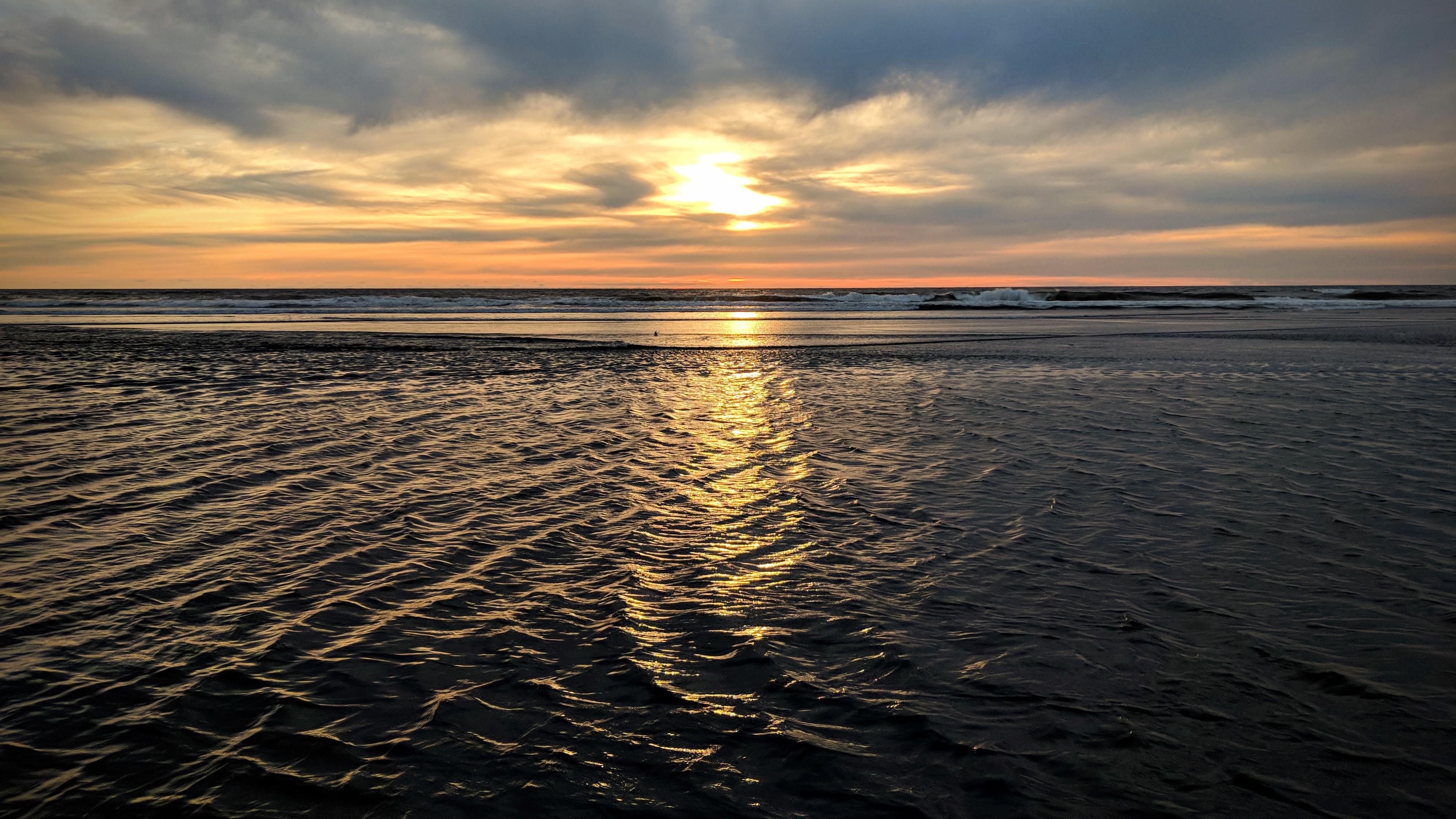 Sunset at Long Beach, WA [3979x2238] [OC] r/waterporn