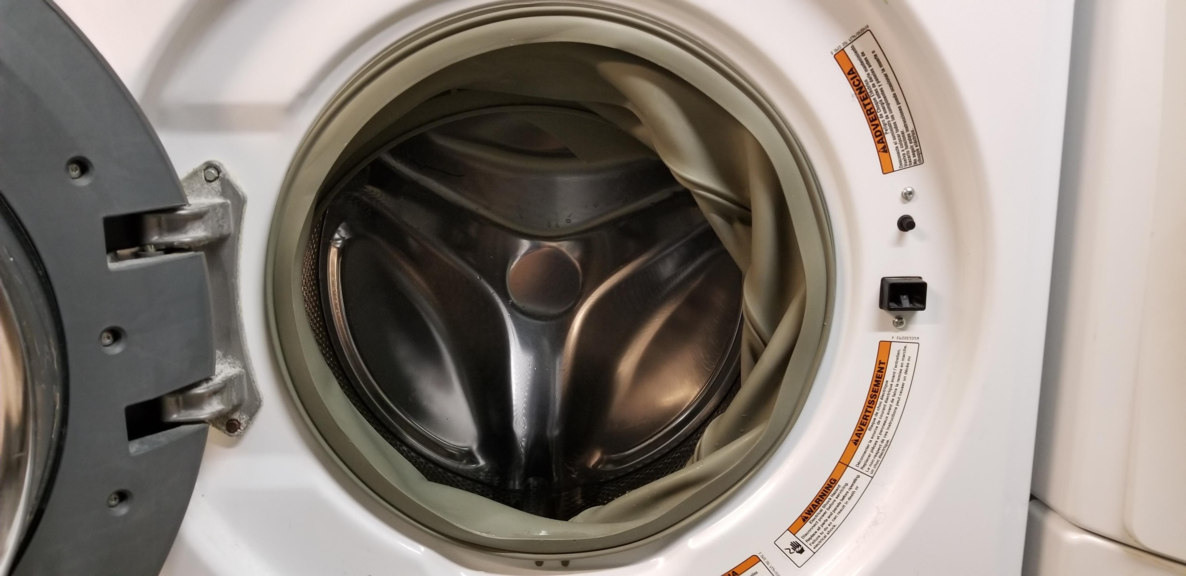 Maytag 2000, loud noises, and now a tilted drum, more in comments. r