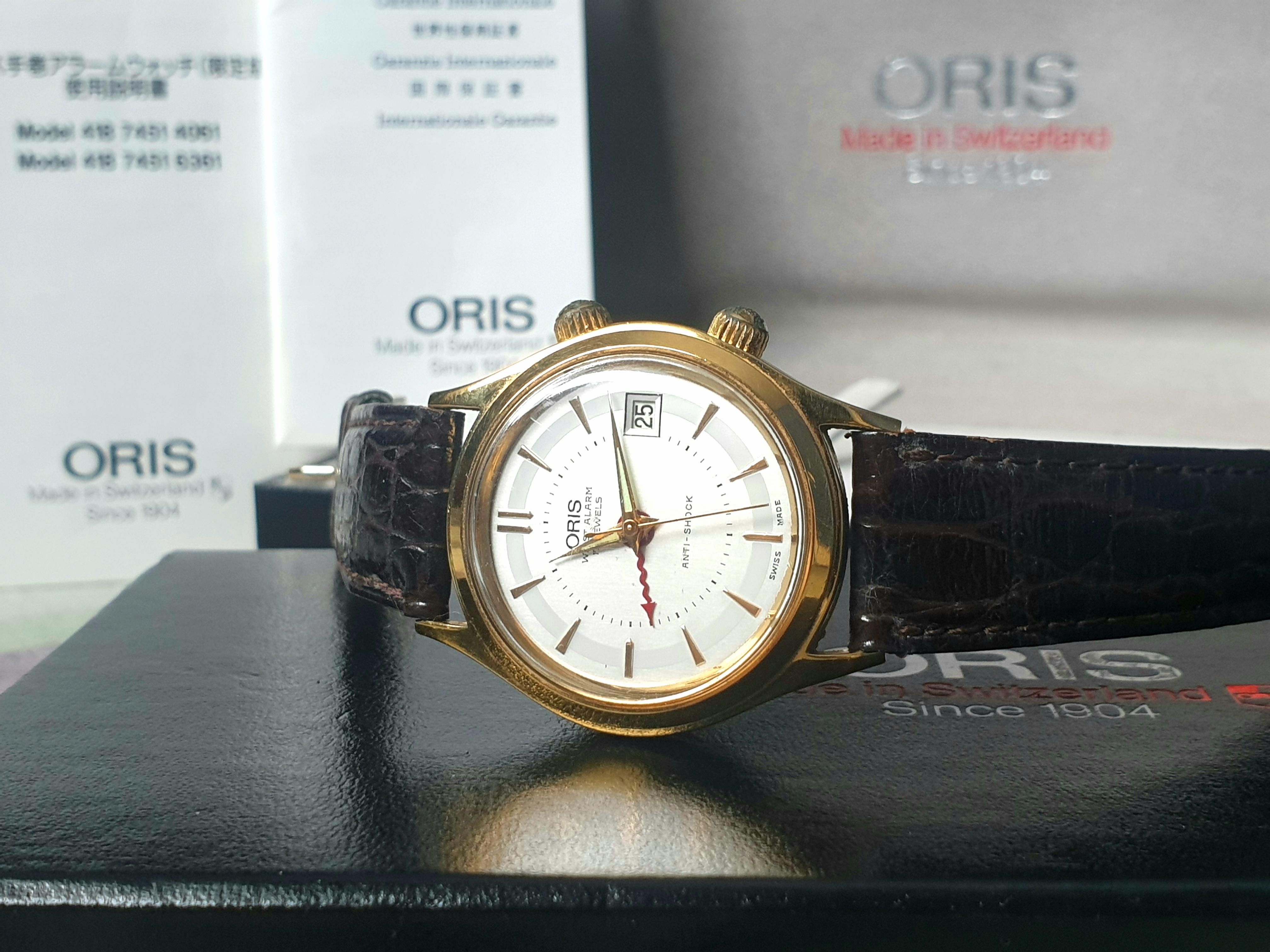 [WTS] Oris Wrist Alarm 4207387 34mm Mechanical Alarm 275 USD! r