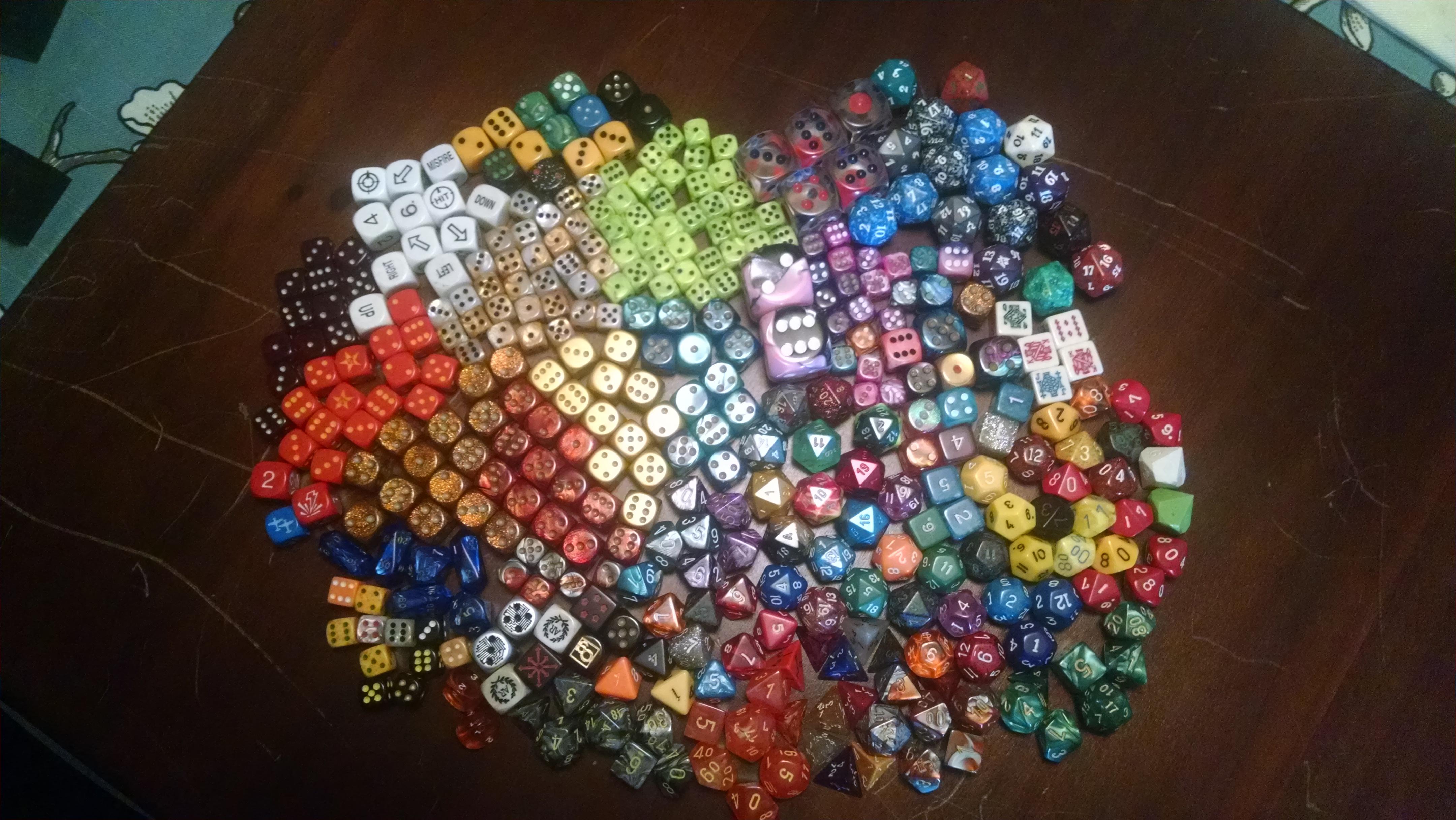 Dice collection r/DicePorn