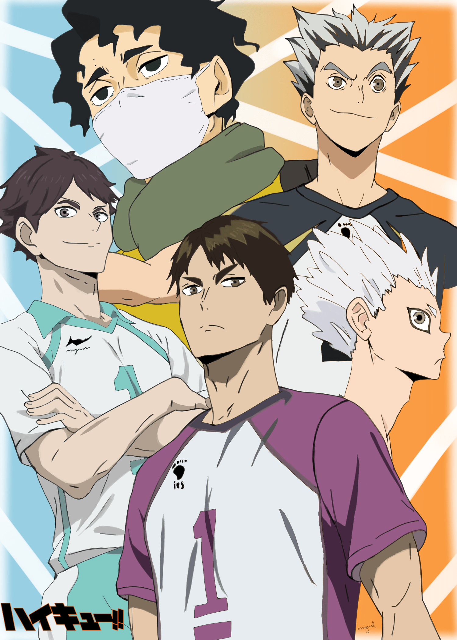 Haikyuu!! Fanmade Poster, hope you like it! r/haikyuu