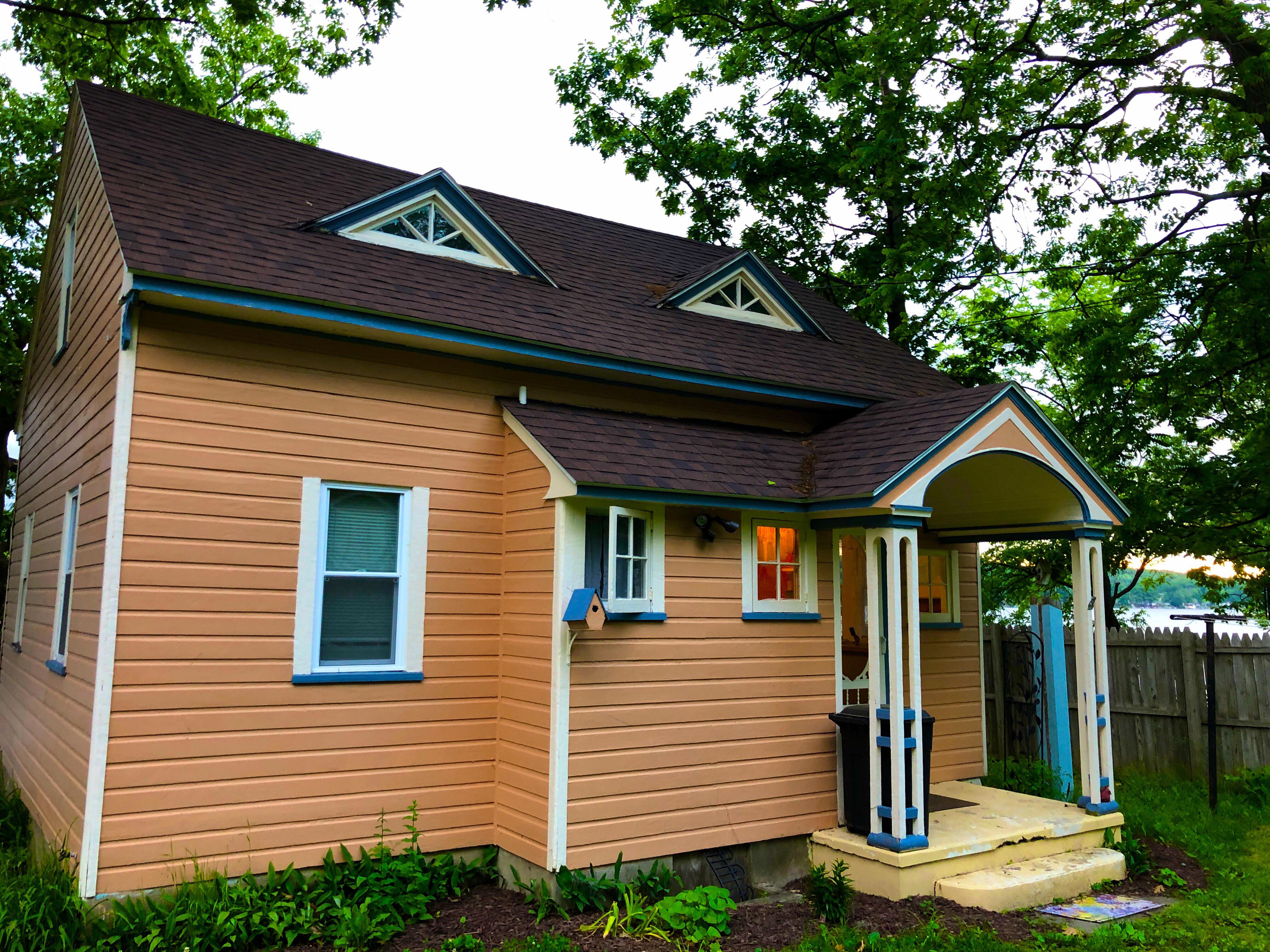 My cozy cottage in the Finger Lakes. It has been passed down to me all