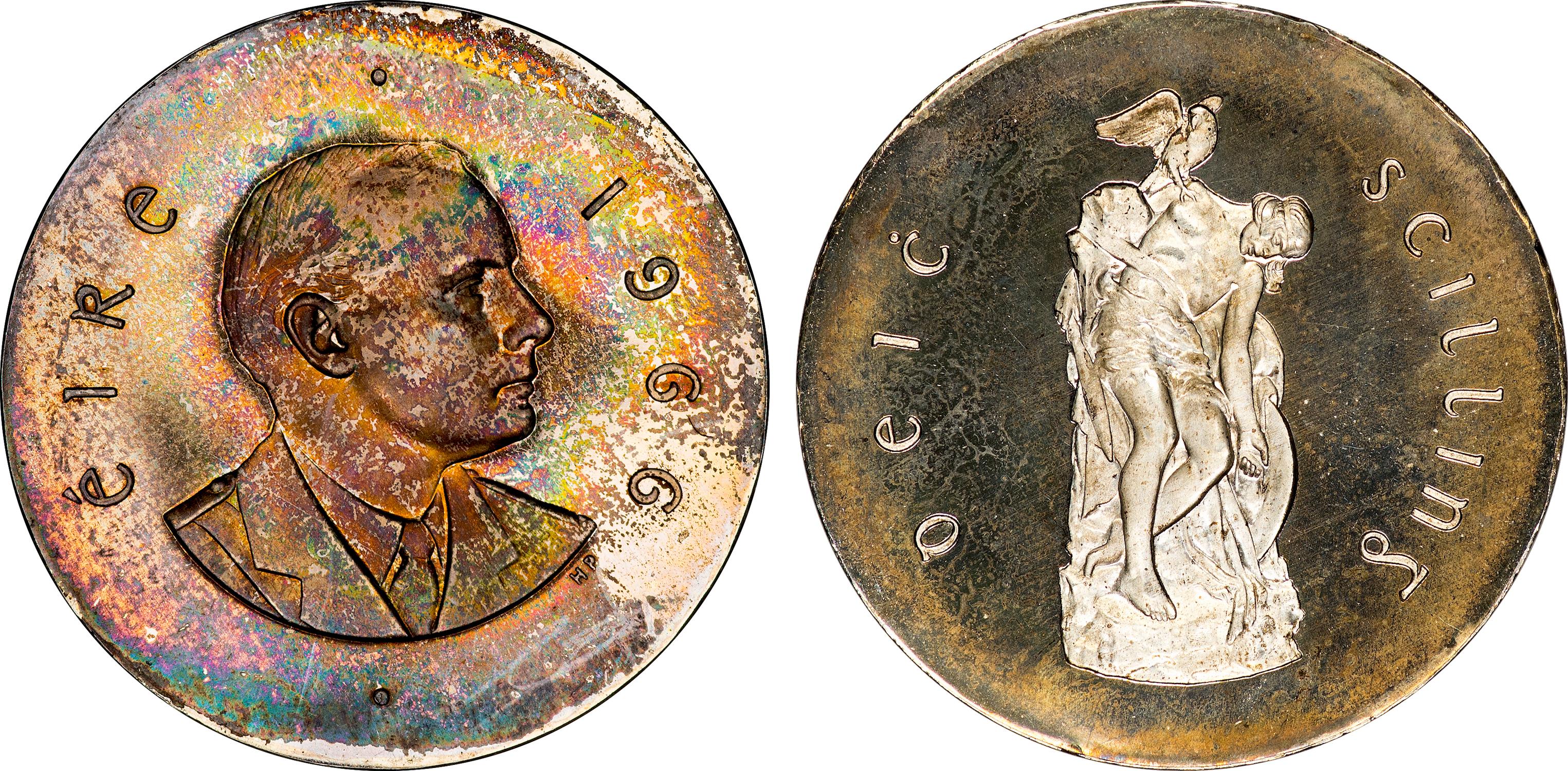 Just arrived from eBay 1966 Proof Ireland 10 Shilling 2 r/coins