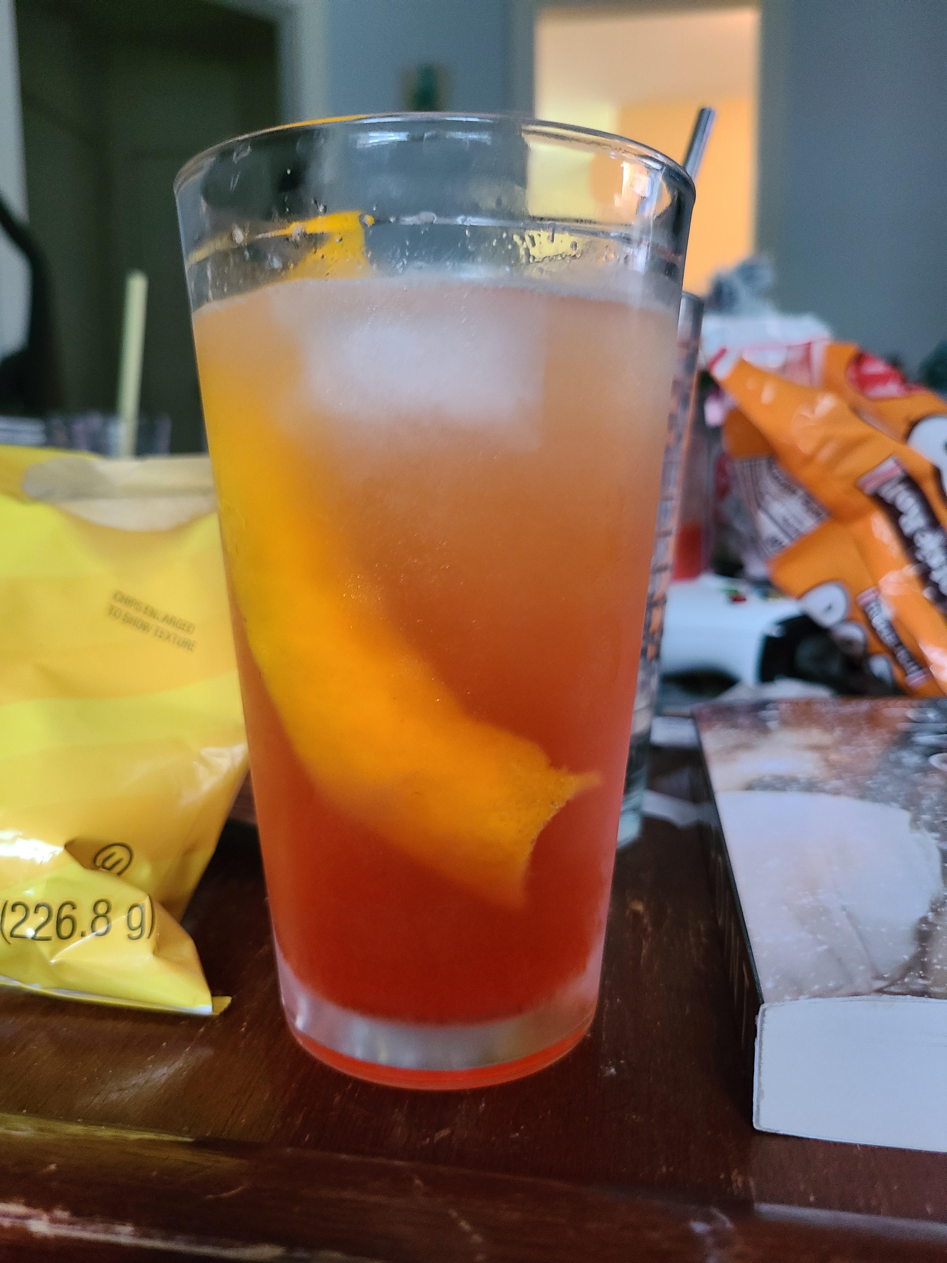 Made my own drink. The yarham, a little too fruity and sweet for my