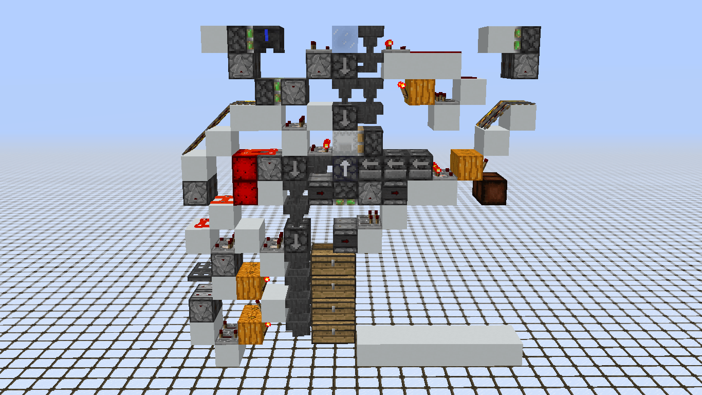 Advanced 2x Hopper Speed Shulker Box Loader For Massive Farms 1Wide