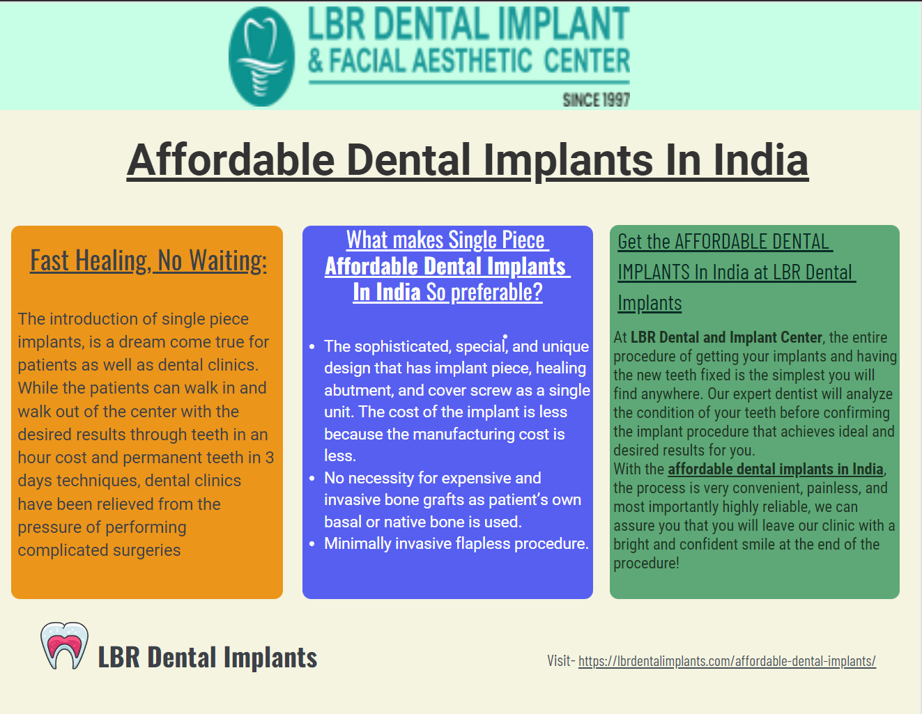 With the procedure being of international standards and highly