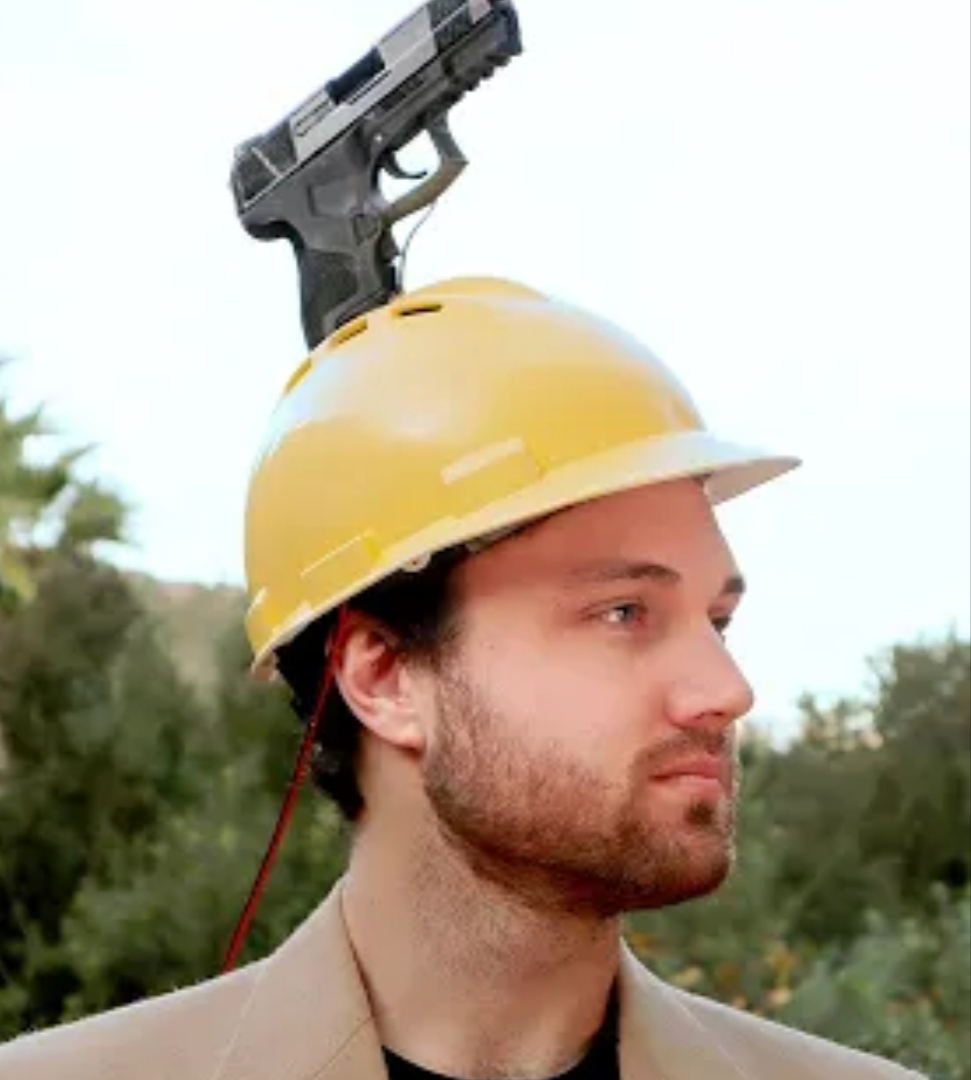 Gun hat. Rare item. Effective in close range and it can also be used as