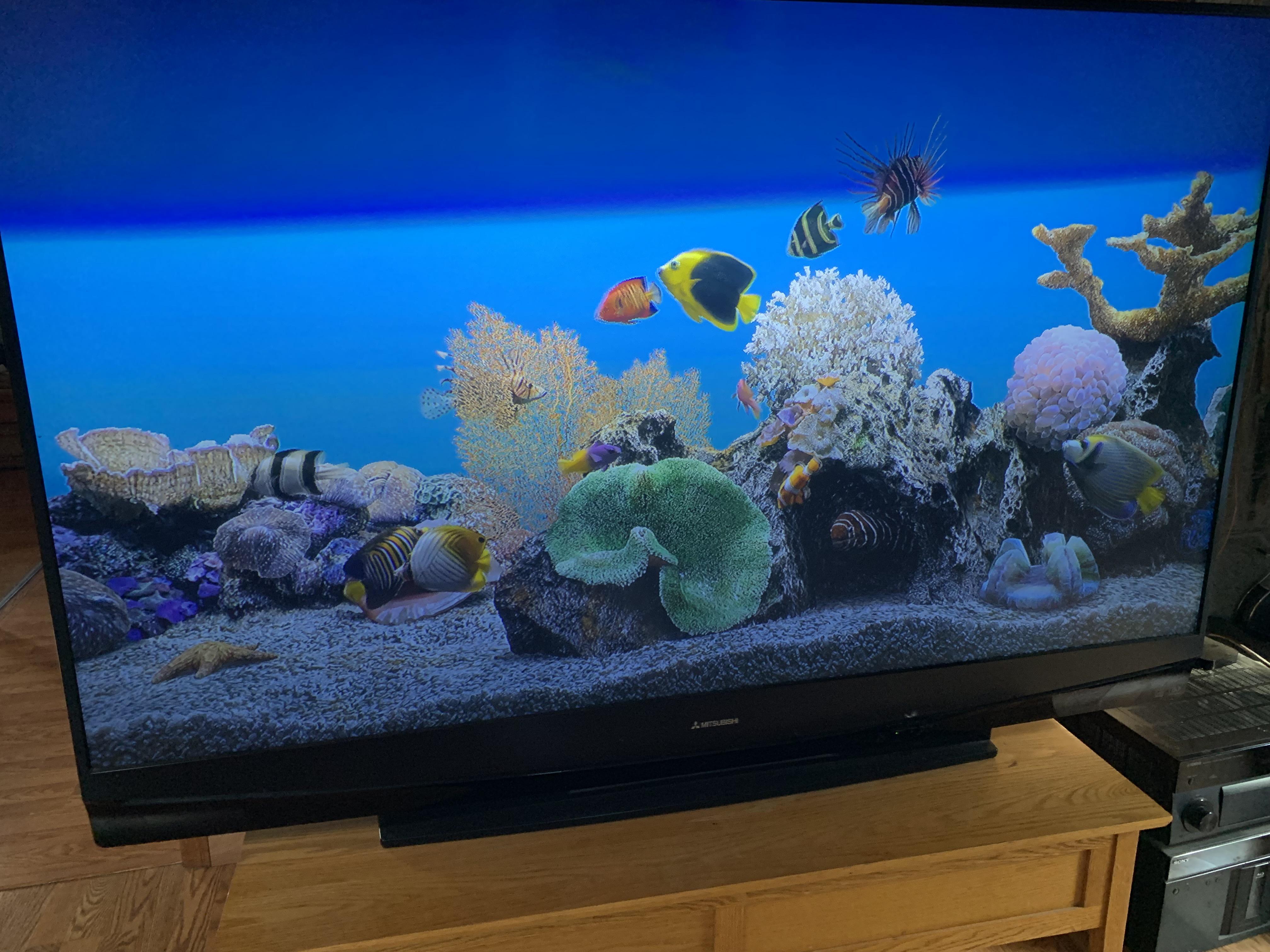 Mitsubishi DLP dark band at top of screen r/fixit