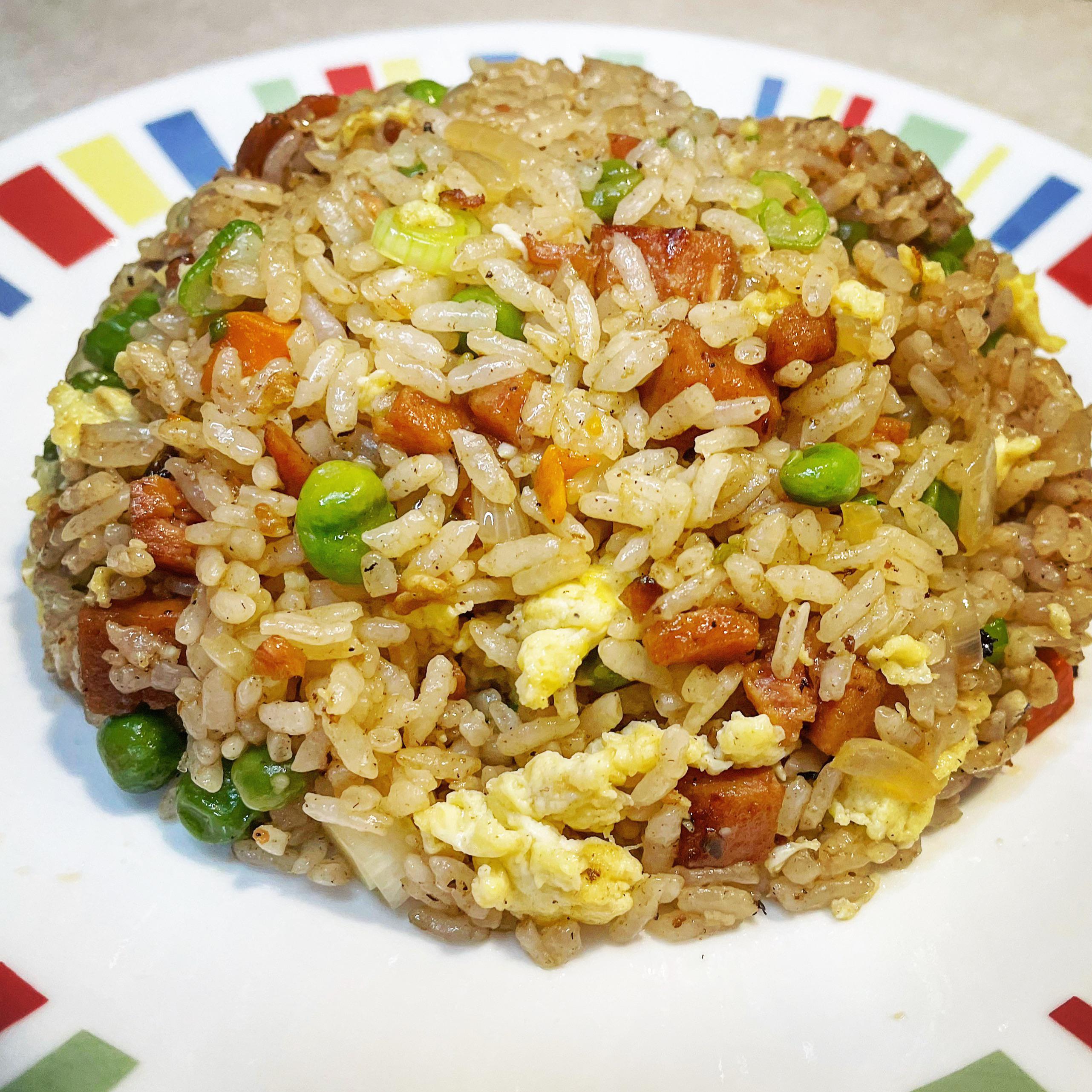 [homemade] SPAM Egg Fried Rice. food